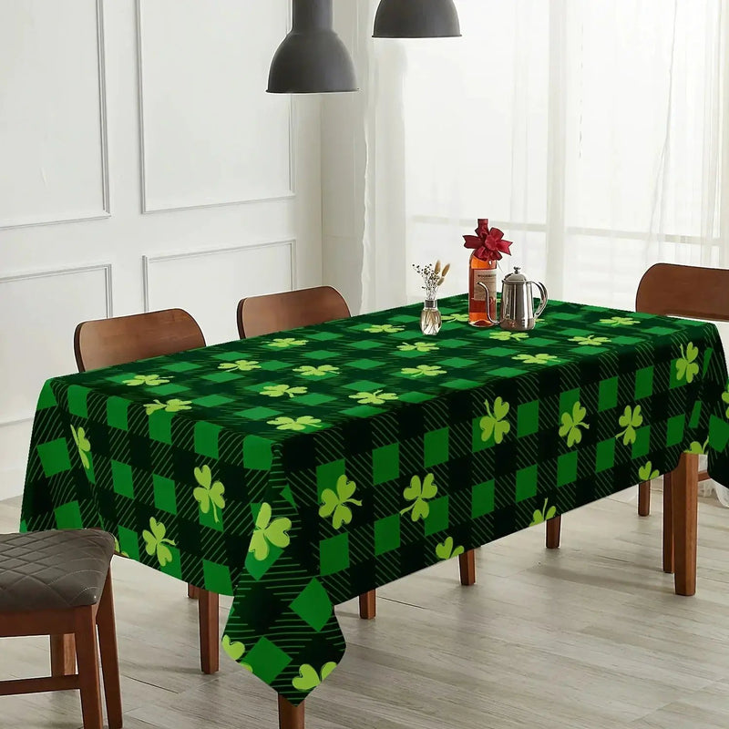 Tablecloth - Washable Polyester Clover by House Of Avana