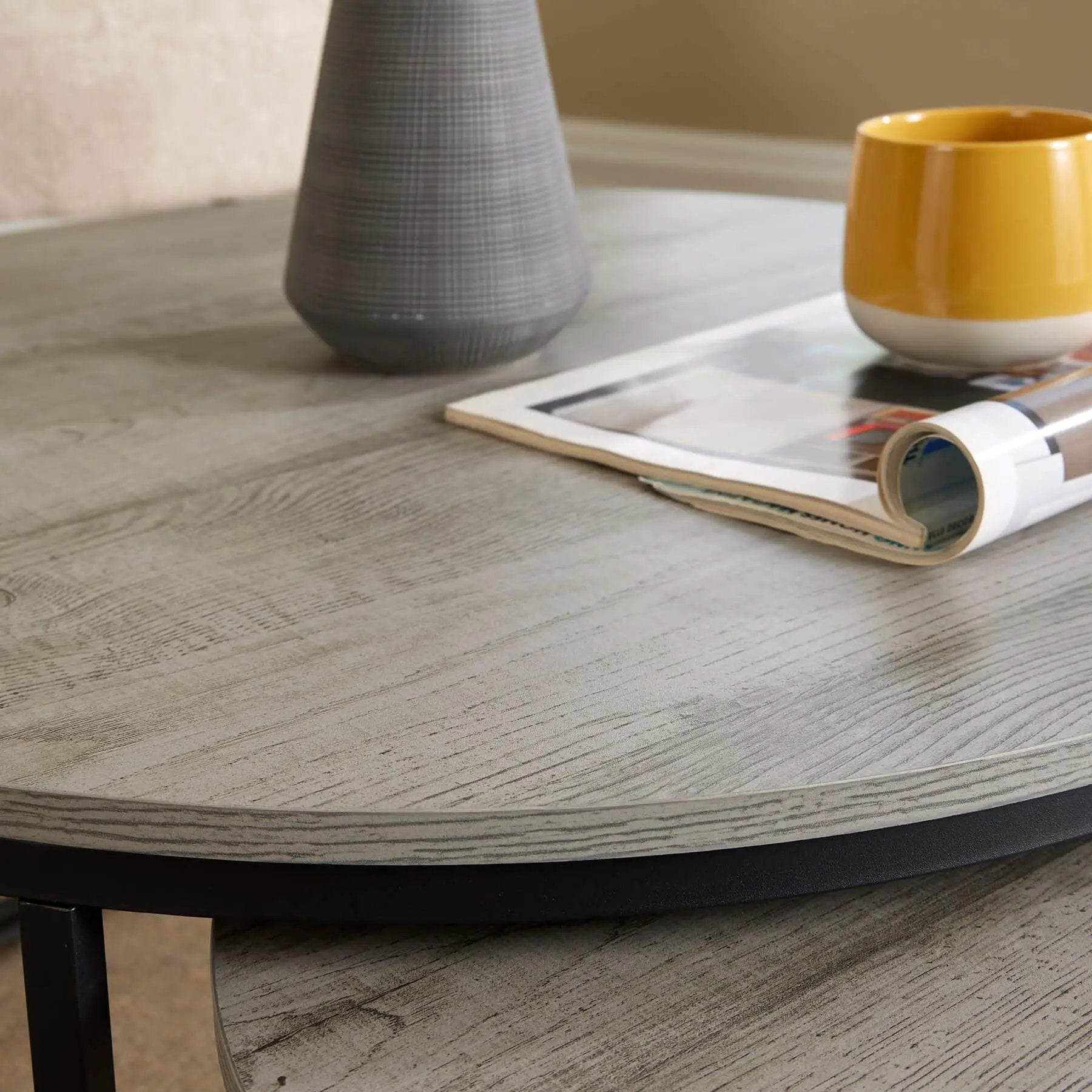 Tables - Stackable Grey Round by House Of Avana