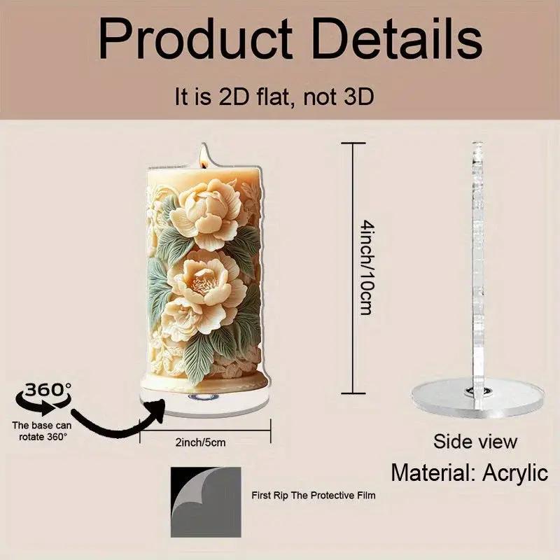 Tabletop Sign - 360 Spin Acrylic 2D by House Of Avana