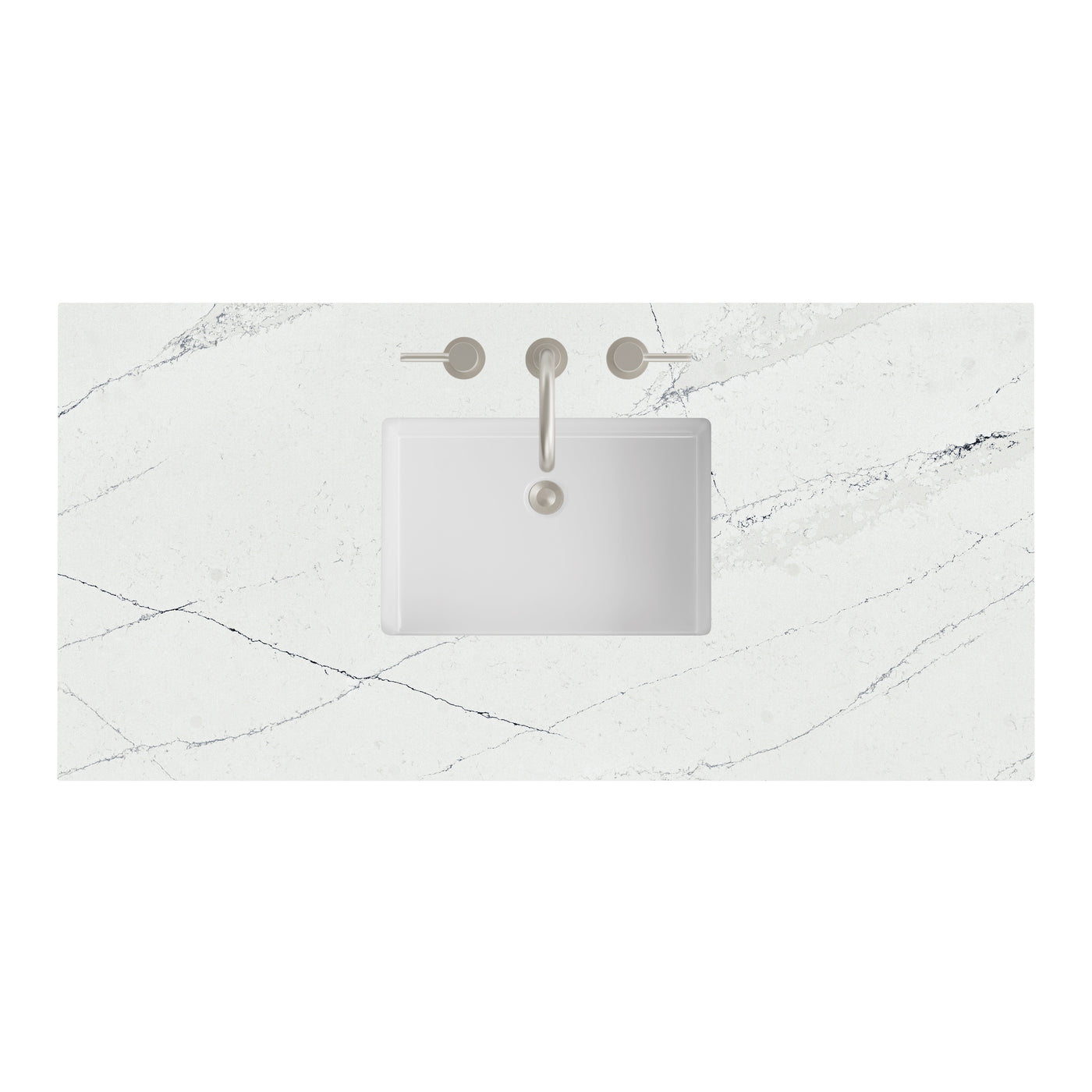 James Martin 48" Single Vanity Top with Ethereal Noctis countertop