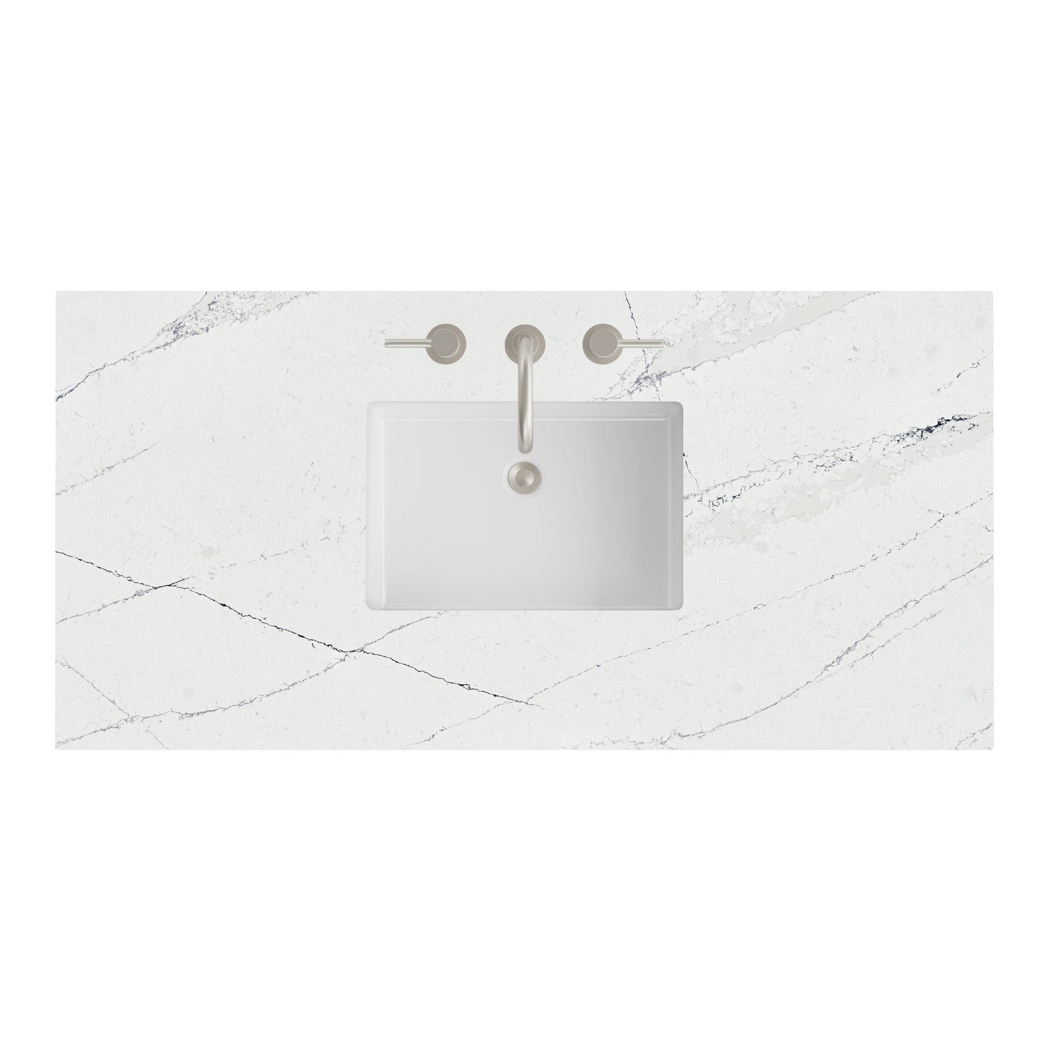 James Martin 48" Single Vanity Top with Ethereal Noctis countertop