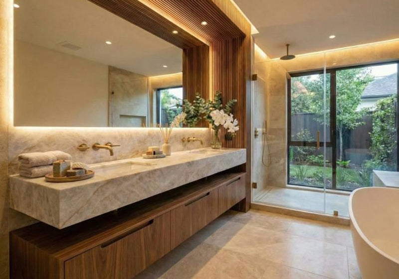 Taj Mahal Supreme Polished Quartzite Slab Random 1 1/4 room scene 9