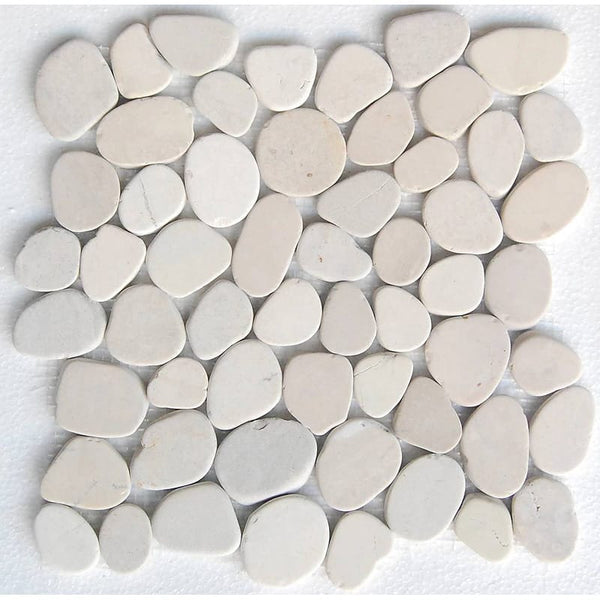Tan Natural Pebble Mosaics 12x12