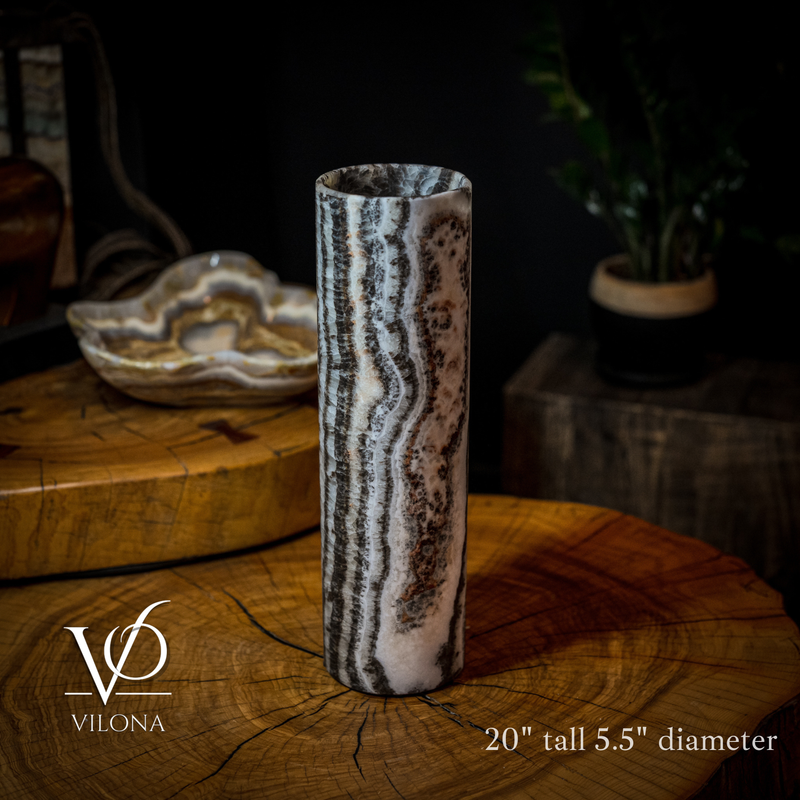 Tangerine Crystal (Onyx Table Lamp #30), photo 2 of 6