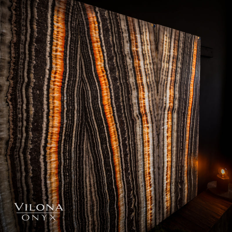 Tangerine Onyx Wall Panels (Set #1), photo 4 of 15