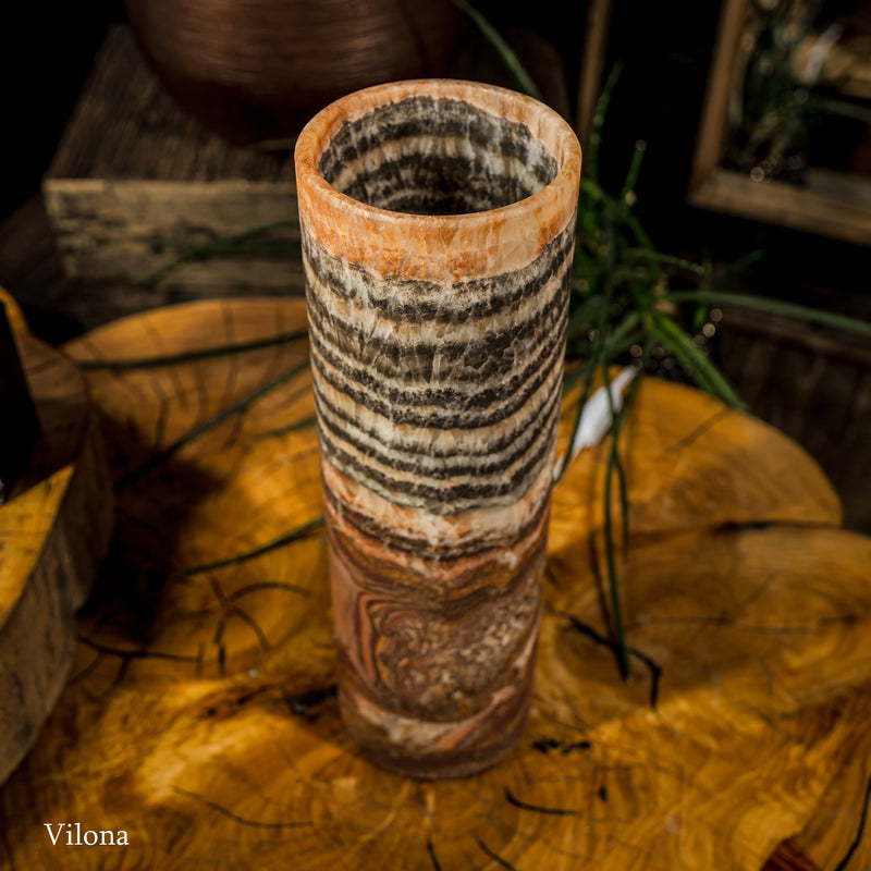 Tangerine Sierra Onyx Lamp (Table Lamp #5), photo 9 of 9