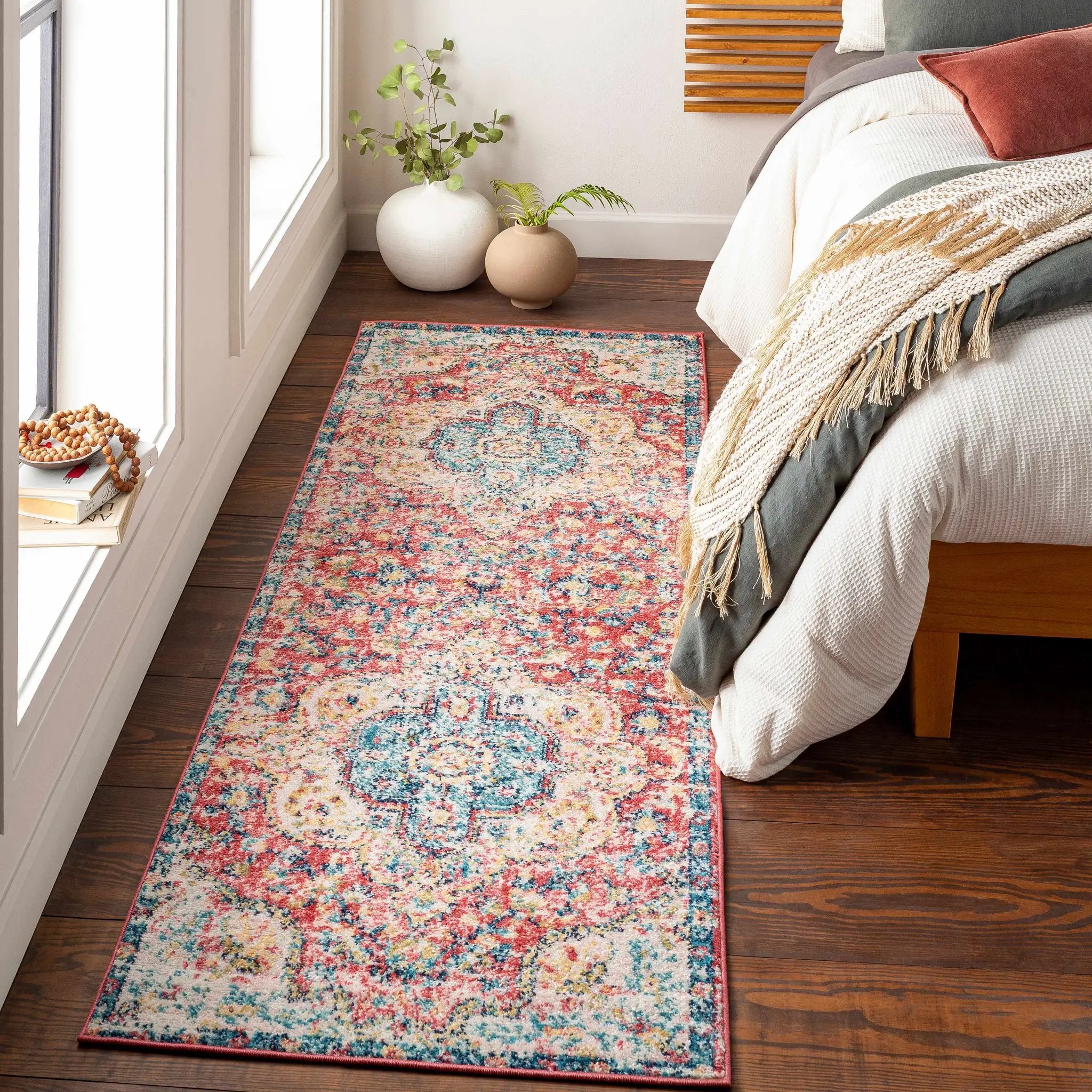 Simsbury Red Area Rug by Boutique Rugs
