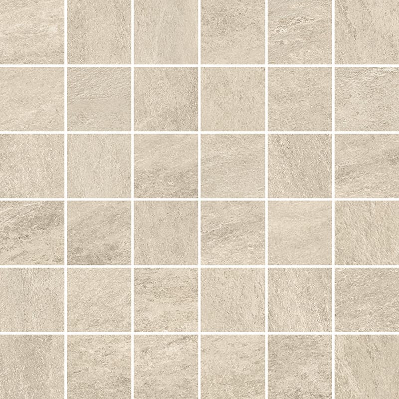 Taupe 2x2 Natural Porcelain Natural 12x12 Mosaics