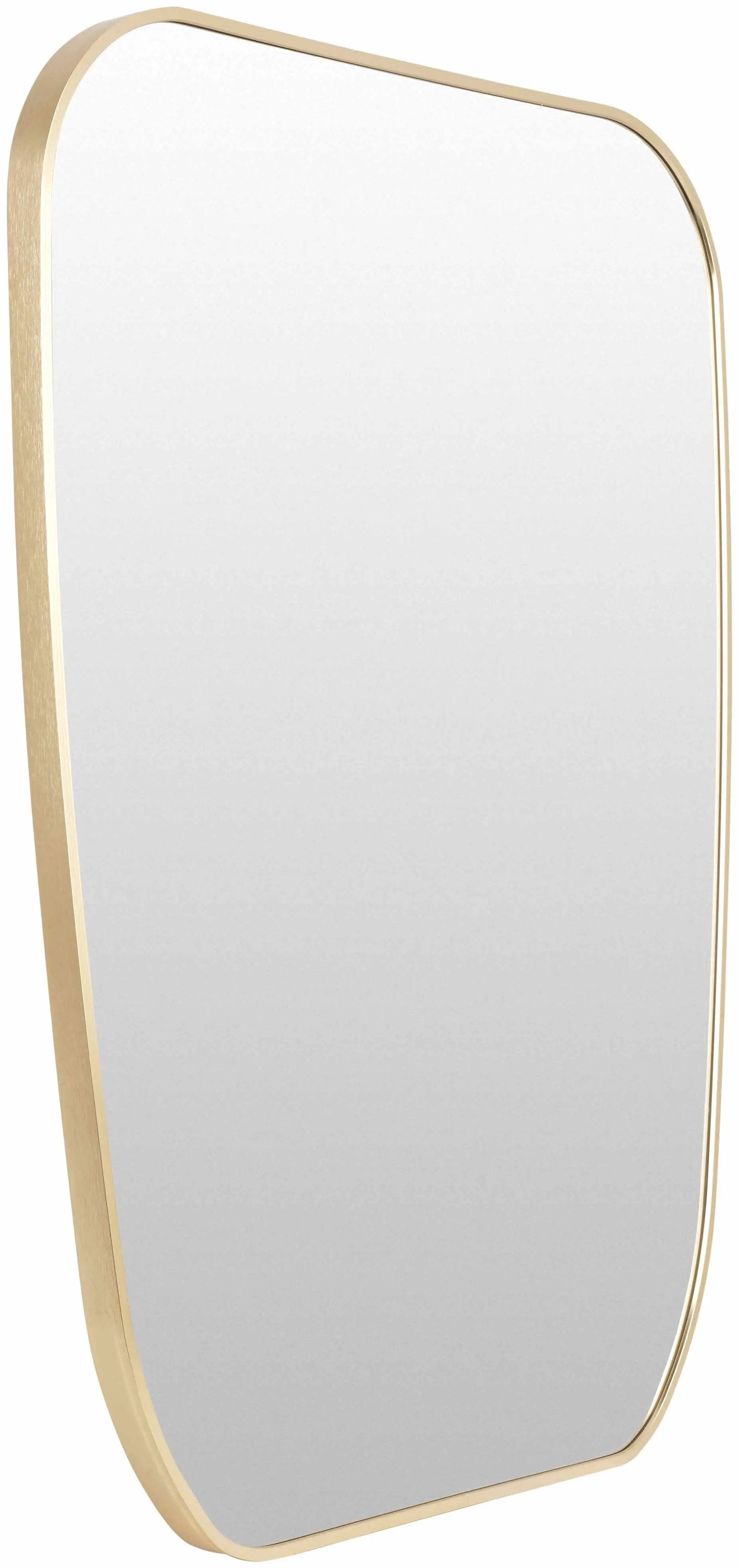 Texcaltic Gold Carved Mirror by Boutique Rugs