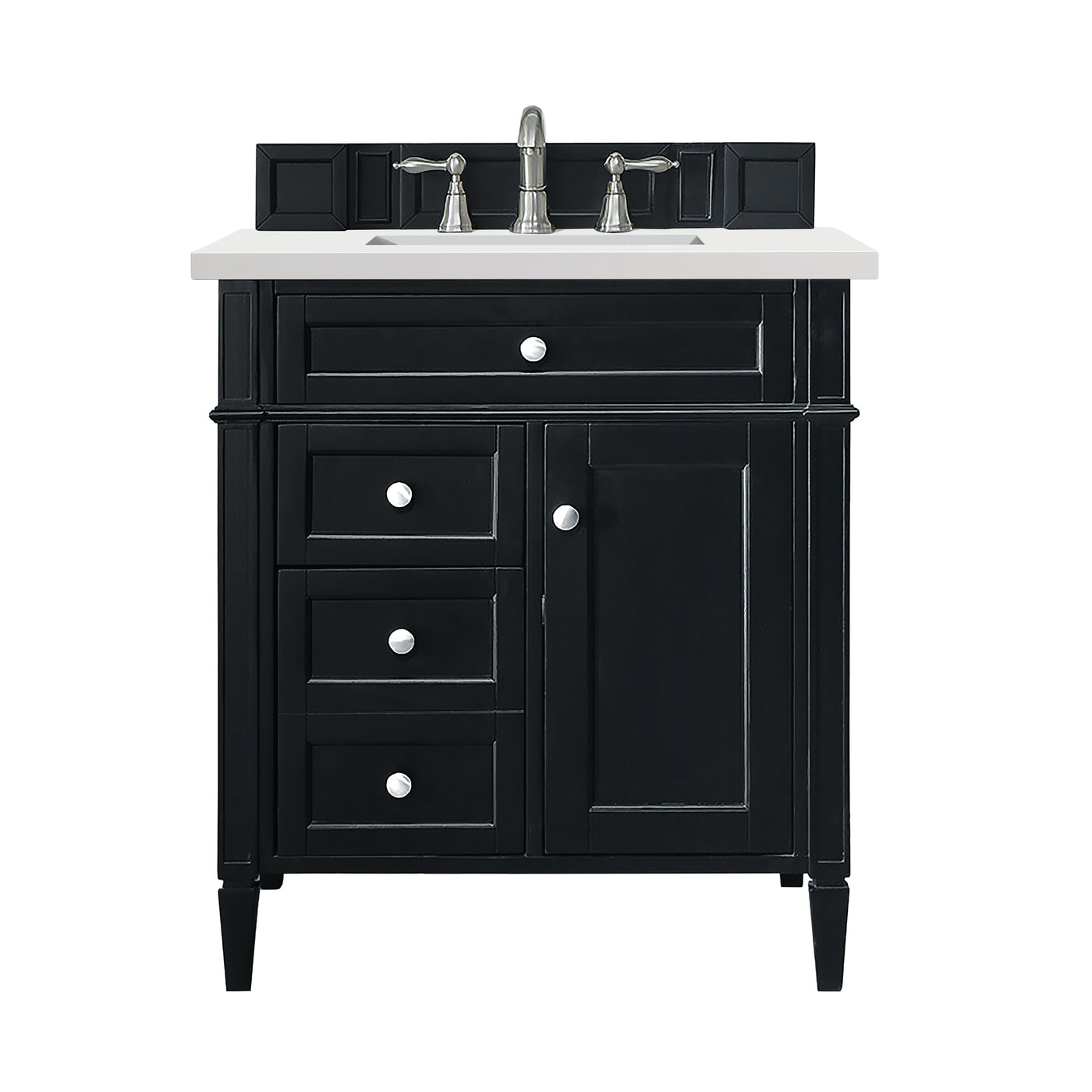 James Martin Brittany 30" Single Bathroom Vanity, Black Onyx, view 21