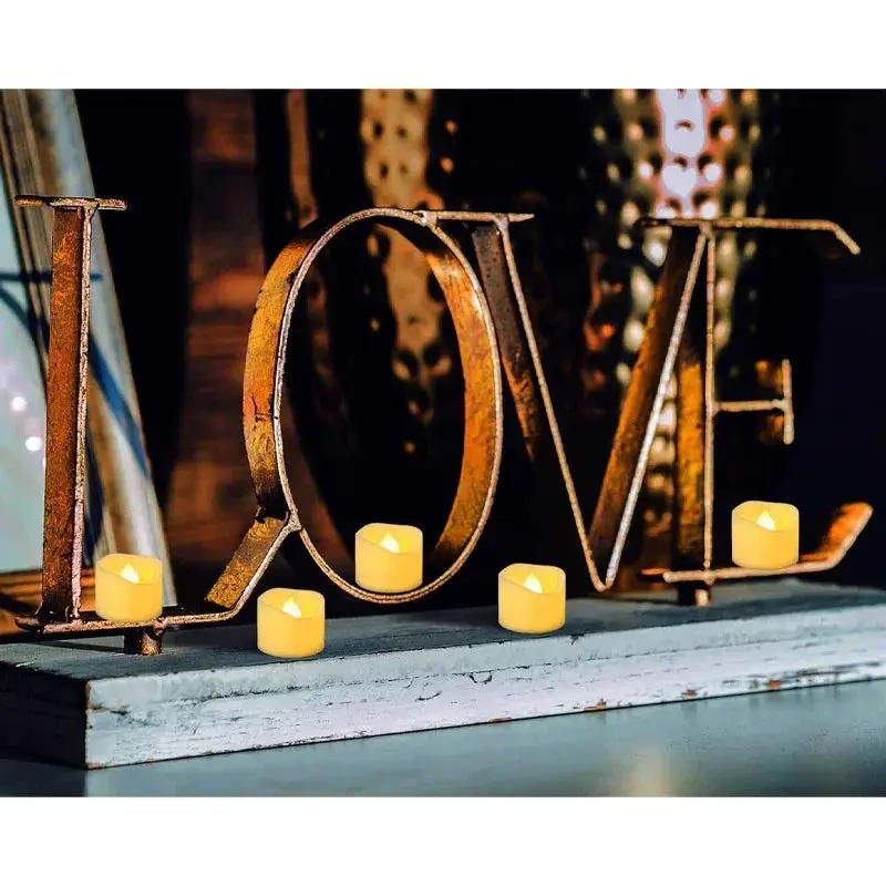 Tea Lights - Flameless LED White 12 Pack by House Of Avana