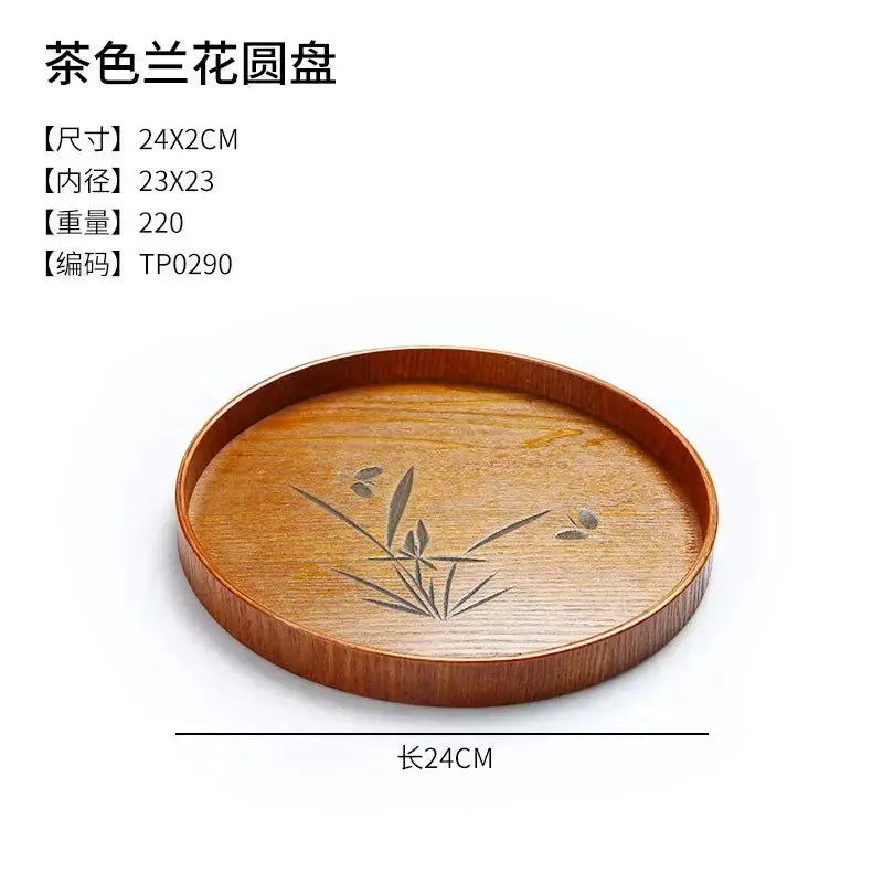 Tea Tray - Portable Wood Small by House Of Avana