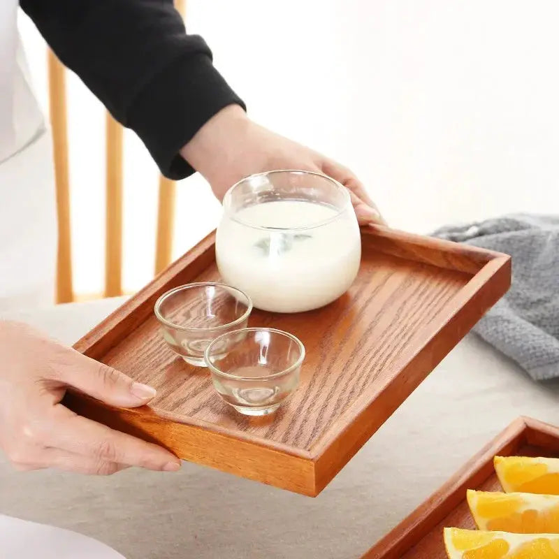 Tea Tray - Portable Wood Small by House Of Avana
