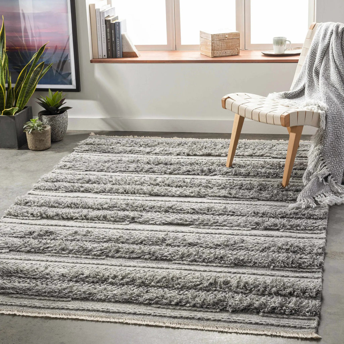 Teachey Carpet Area Rug - Clearance, installed in a room