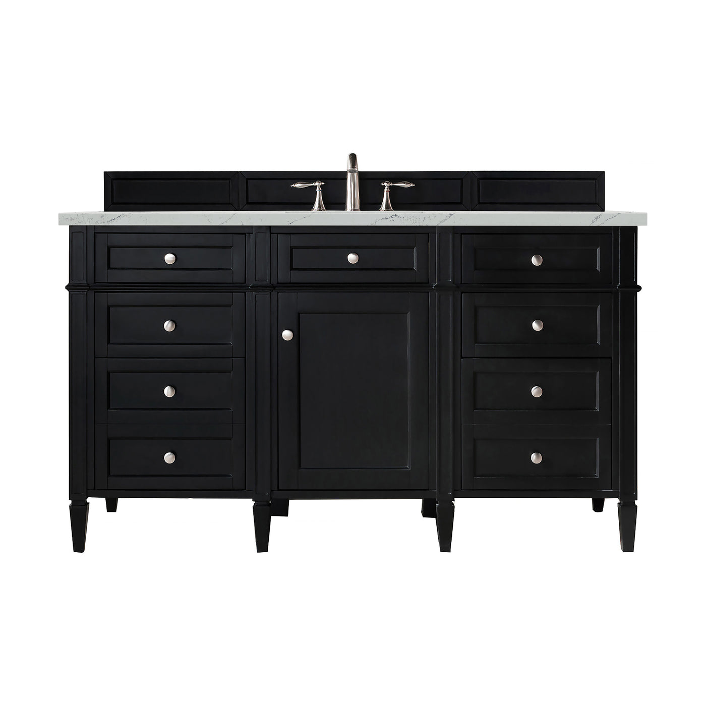 James Martin Brittany 60" Single Bathroom Vanity, Black Onyx, view 34