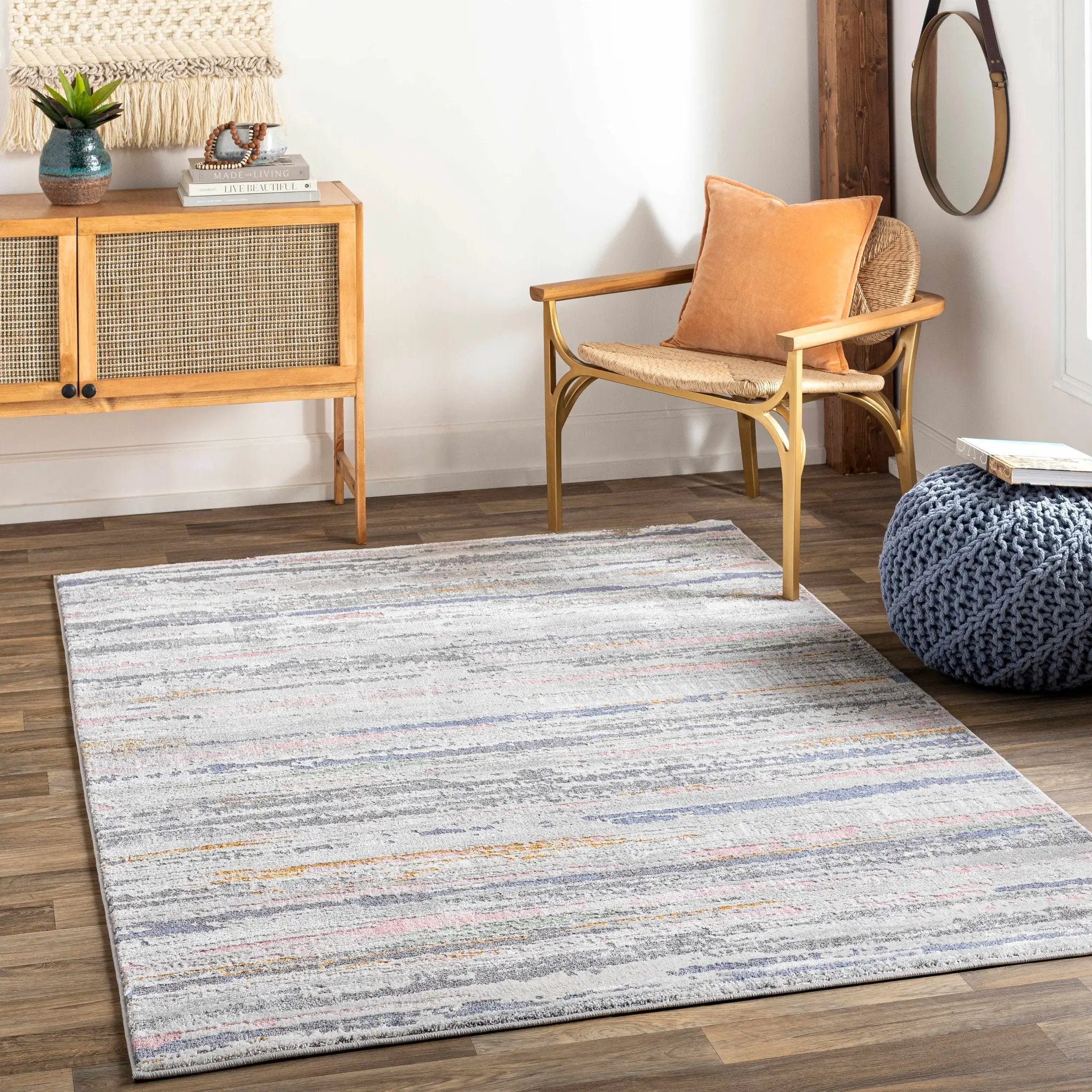 Tekirova Striped Area Carpet - Clearance by Boutique Rugs
