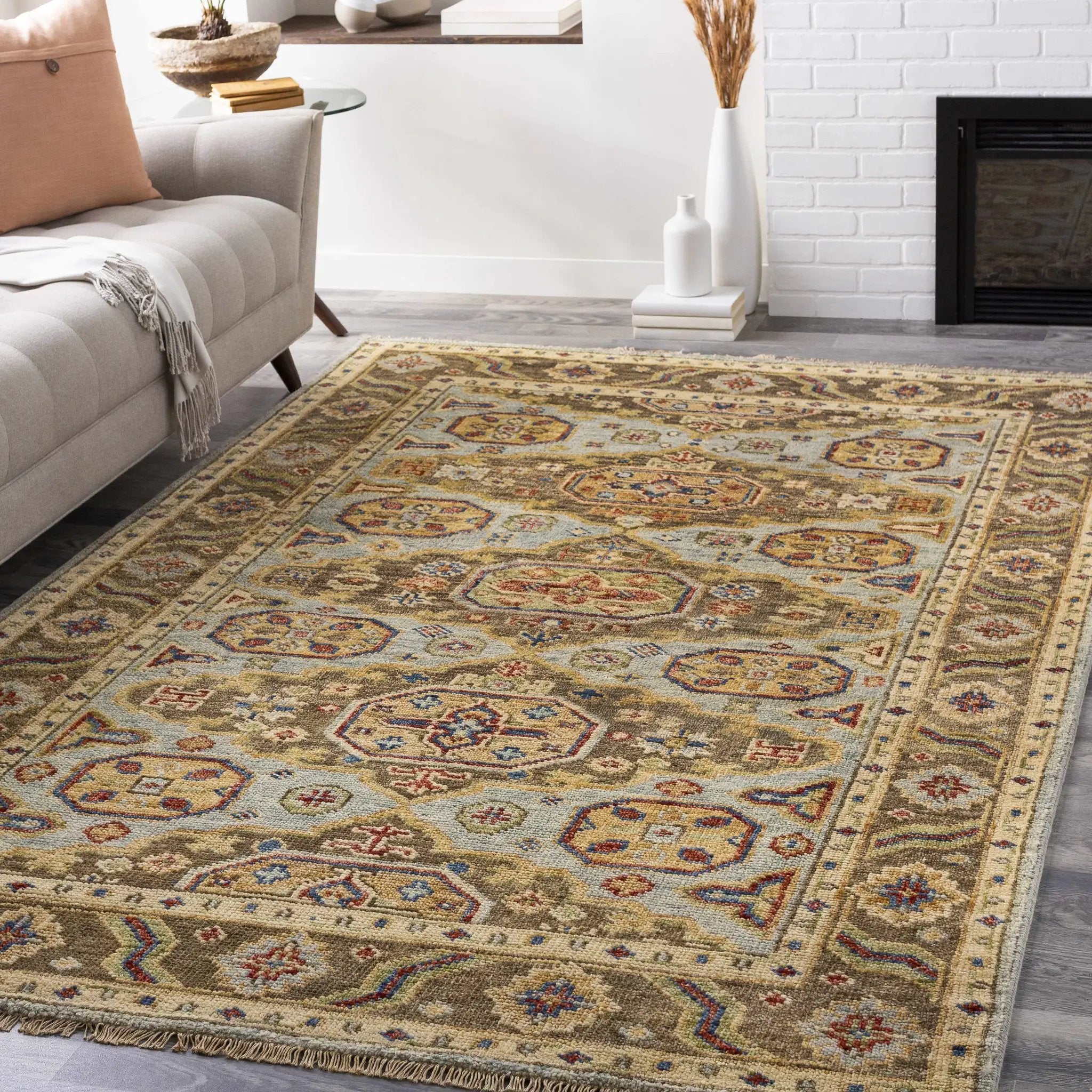 Temvik Handmade Wool Rug - Clearance by Boutique Rugs
