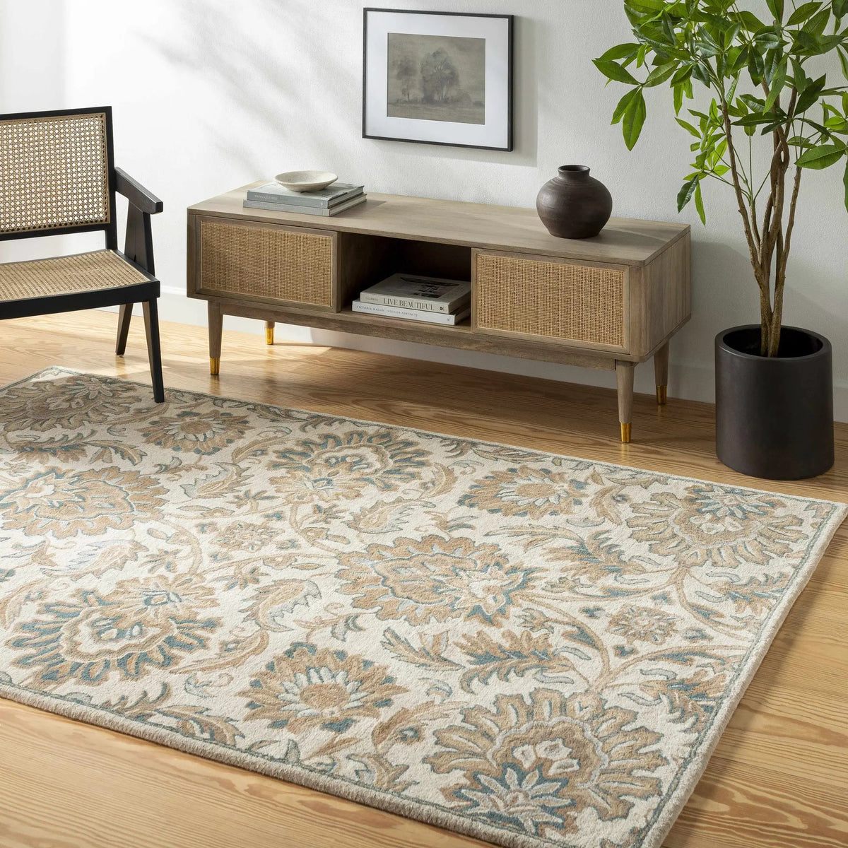 Teom Area Rug - Clearance, installed in a room
