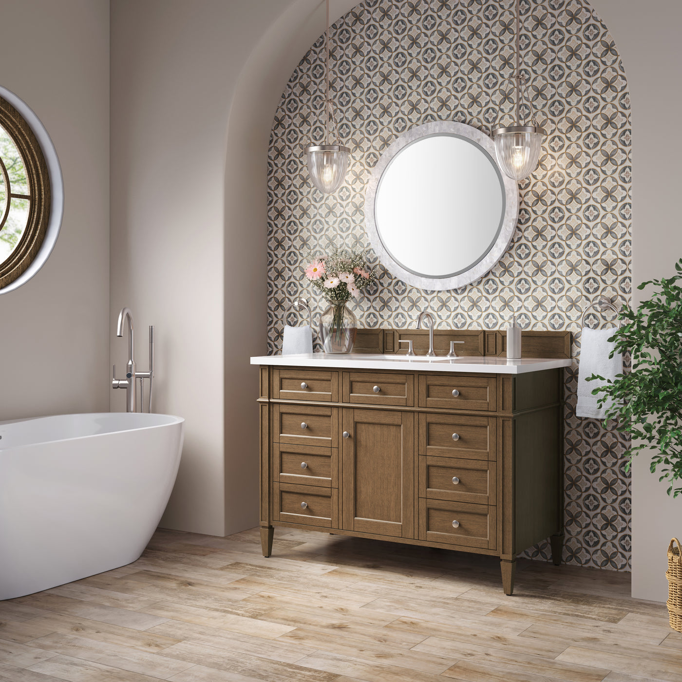 James Martin Brittany 48" Single Bathroom Vanity, Saddle Brown, view 24