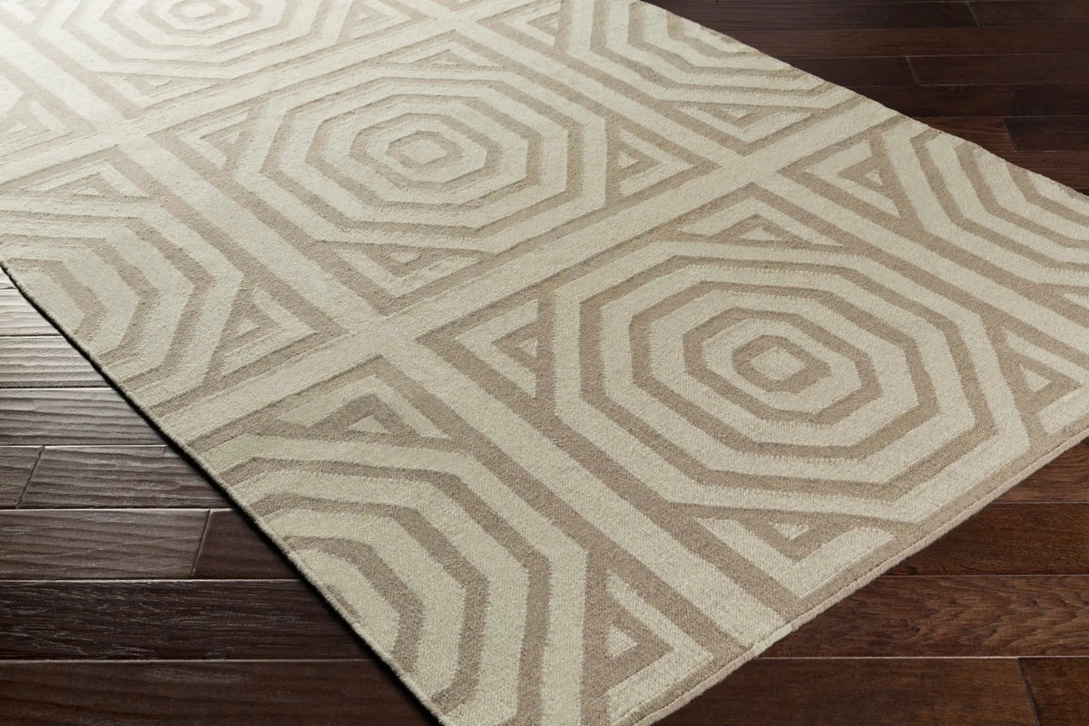 Terlton Ivory Greek Geometric Rug - Clearance, photo 2 of 5