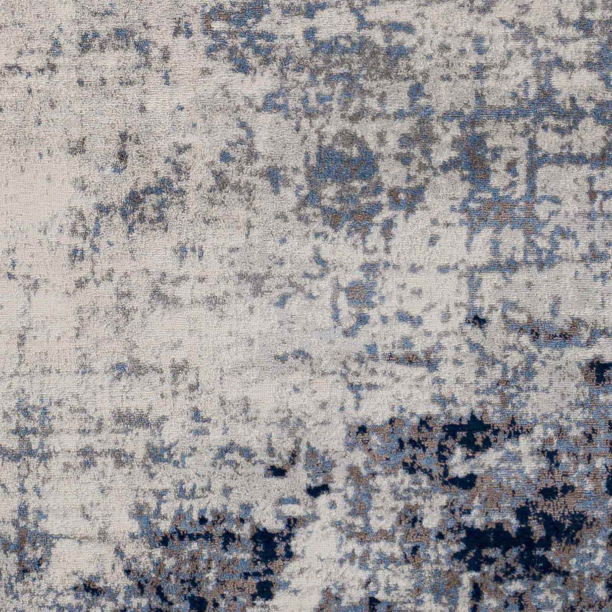 Texanna Abstract Blue/Gray Area Rug, sample swatch