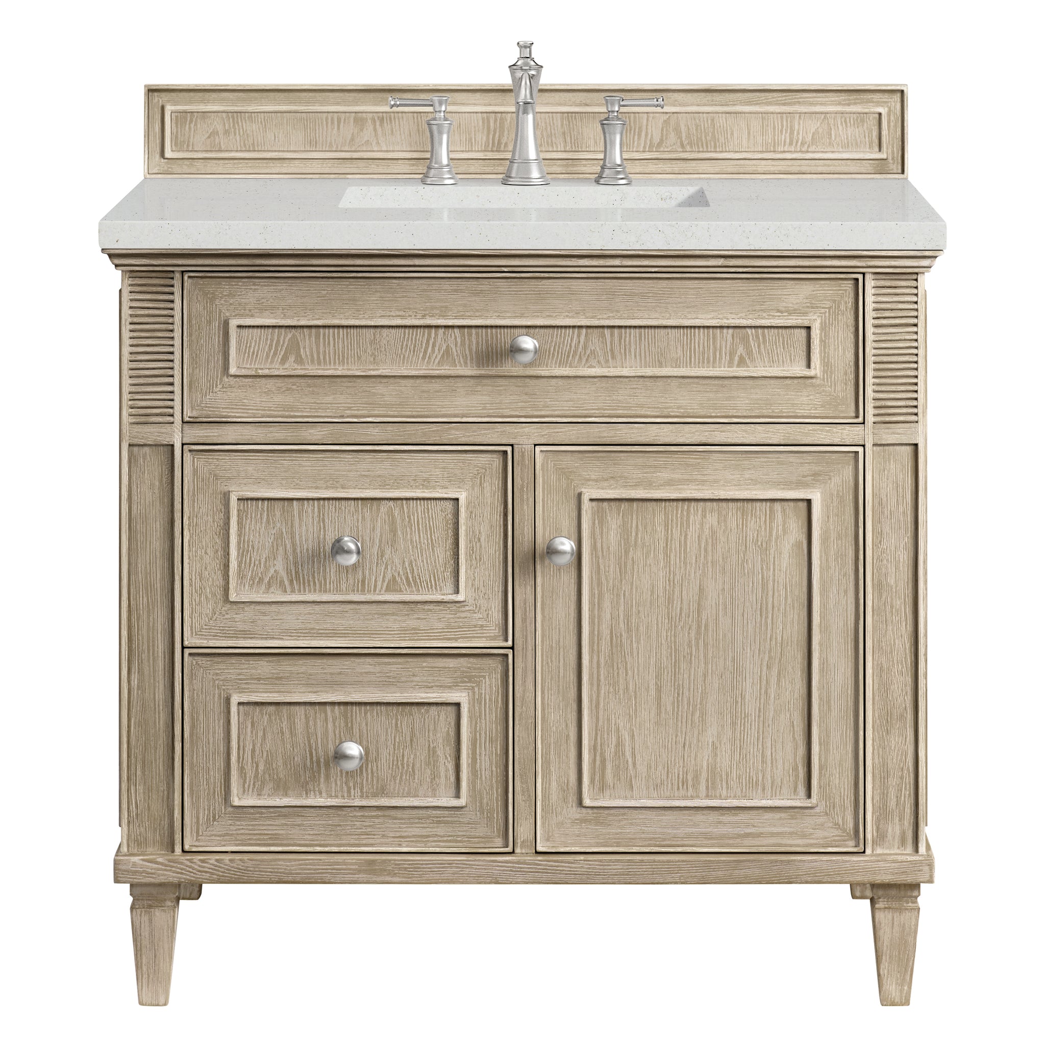James Martin Lorelai 36" Single Bathroom Vanity, Whitewashed Oak, view 23