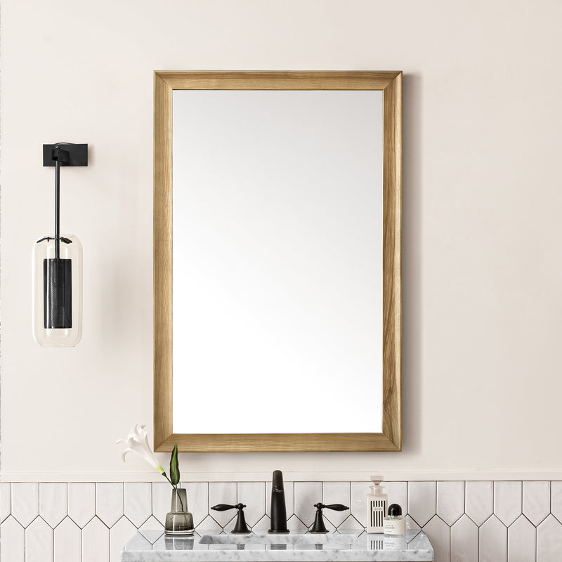 James Martin Glenbrooke 26" Mirror, Light Natural Oak, view 3