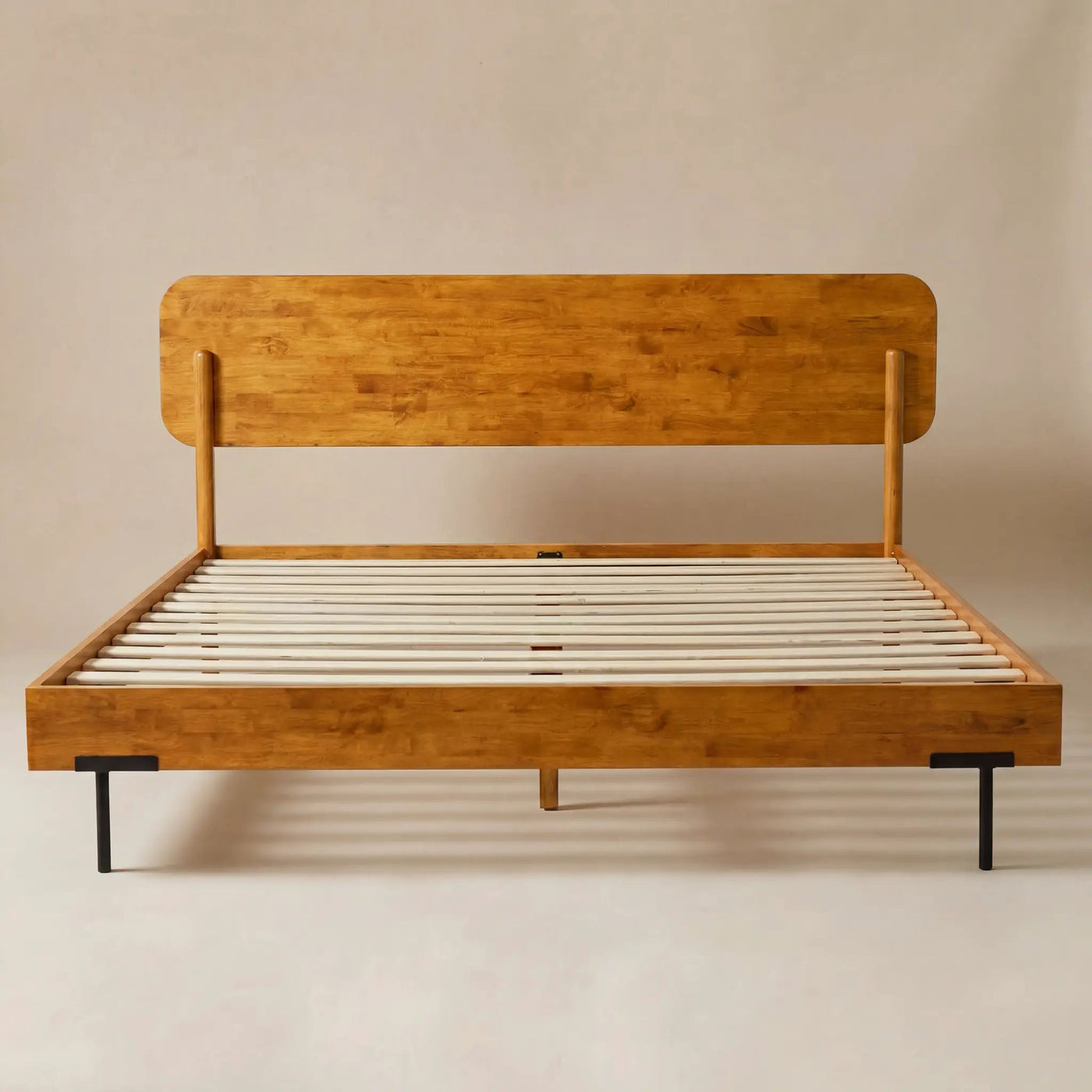 Frida Solid Wood Bed Frame by Megsu