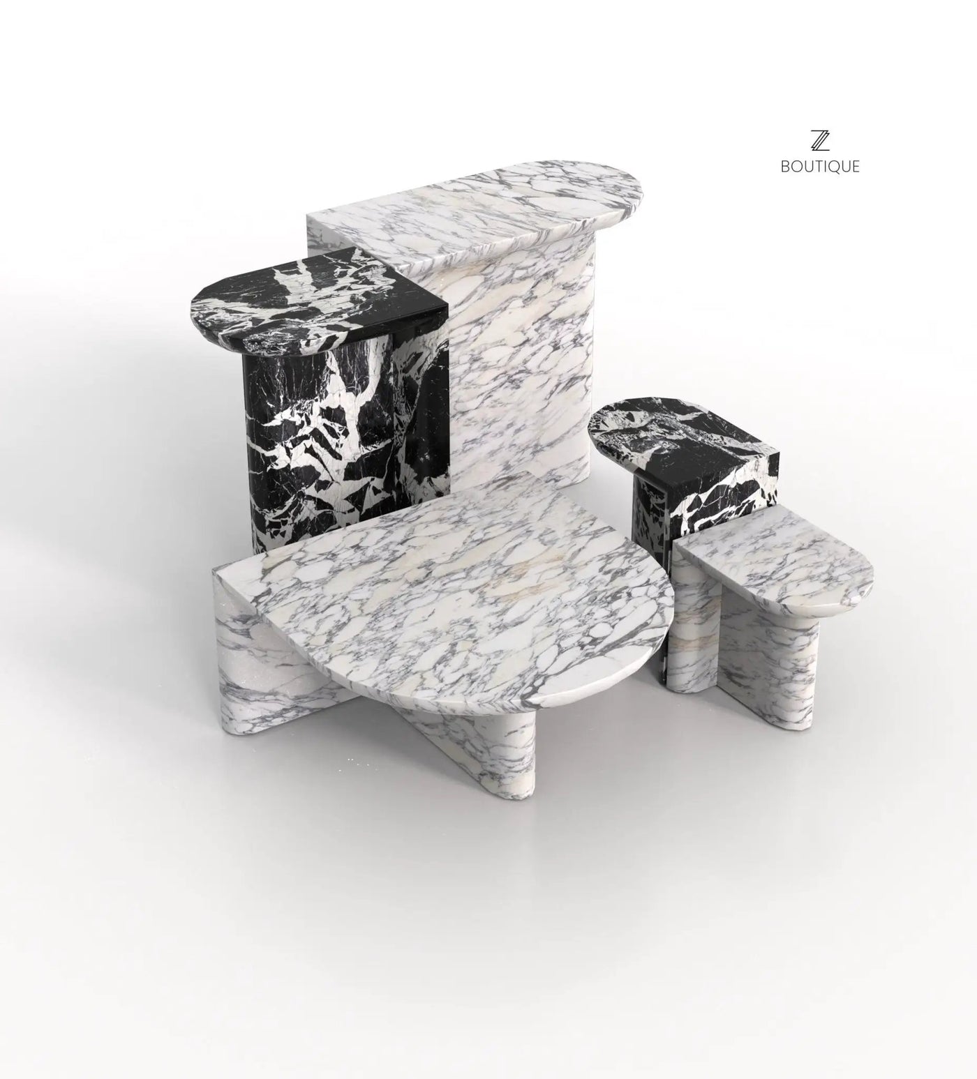 The Achilles Side Table by Zicana Boutique