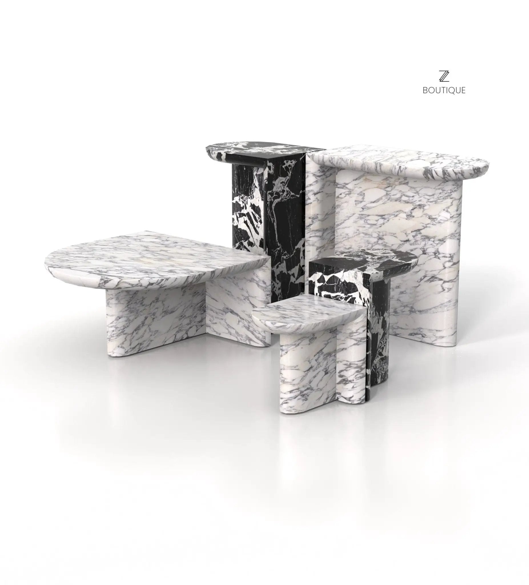 The Achilles Side Table by Zicana Boutique