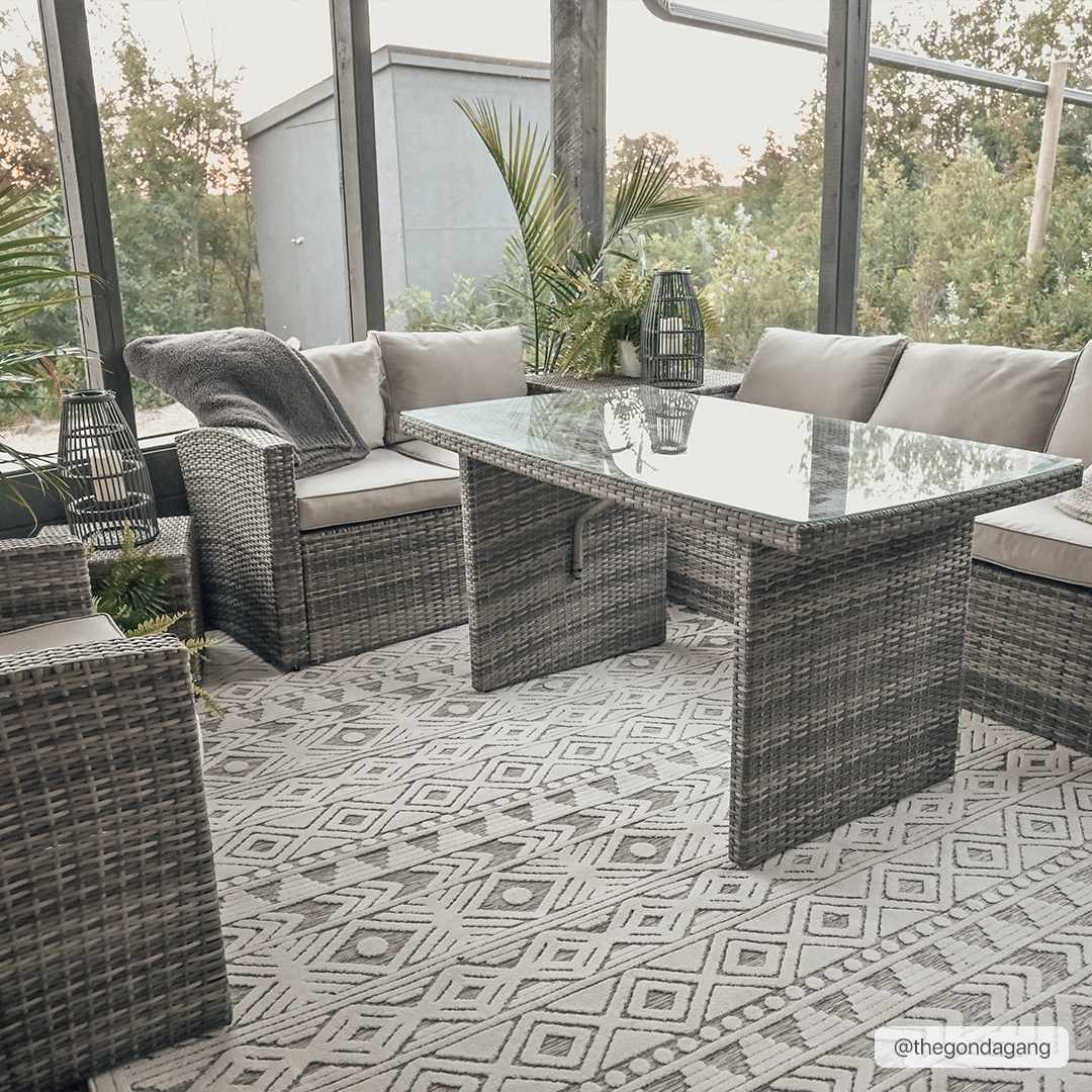 Mirani 3D Outdoor Area Rug - Clearance, photo 3 of 9