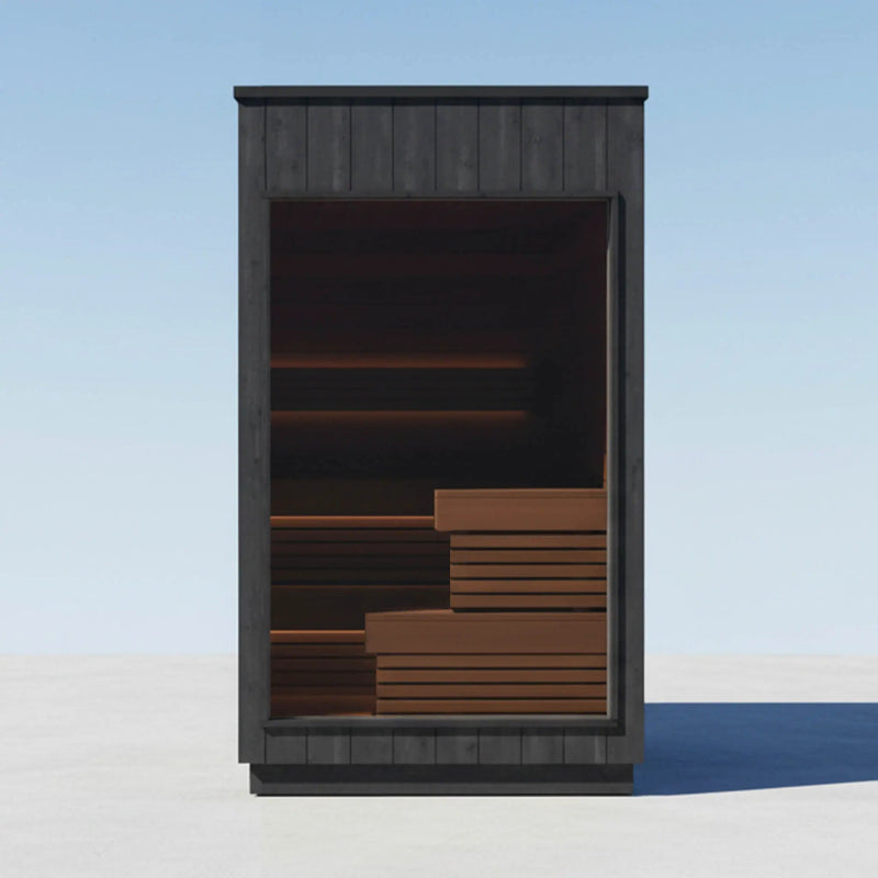 ThermaSol Nordic Misty 2-5 Person Fully-Assembled Outdoor Modular Sauna Cabin [Made-To-Order] [14-KIR] (SAK17365) by SAKSBY WHOLESALE