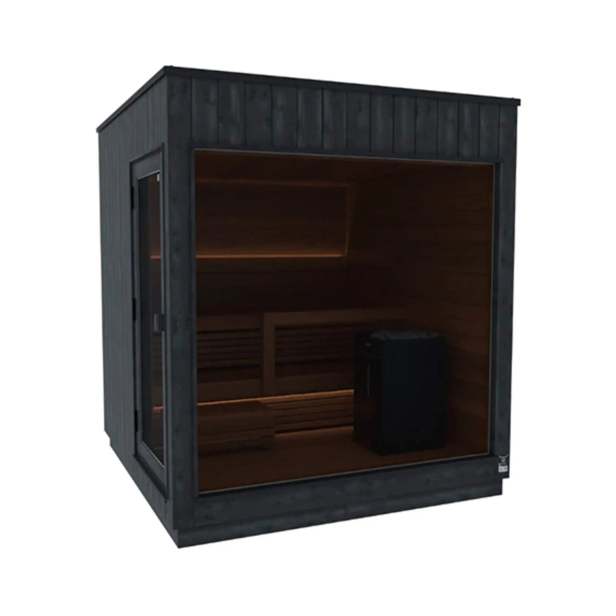 ThermaSol Nordic Misty 2-5 Person Fully-Assembled Outdoor Modular Sauna Cabin [Made-To-Order] [14-KIR] (SAK17365) by SAKSBY WHOLESALE