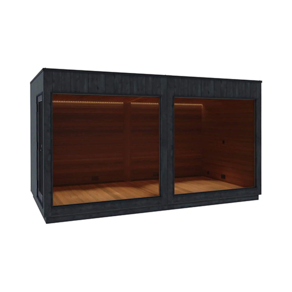 ThermaSol Nordic Misty XL 1-Entrance Outdoor Sauna Lounge [Made-To-Order] [14-KIR-3879/80] (SAK19046) by SAKSBY WHOLESALE