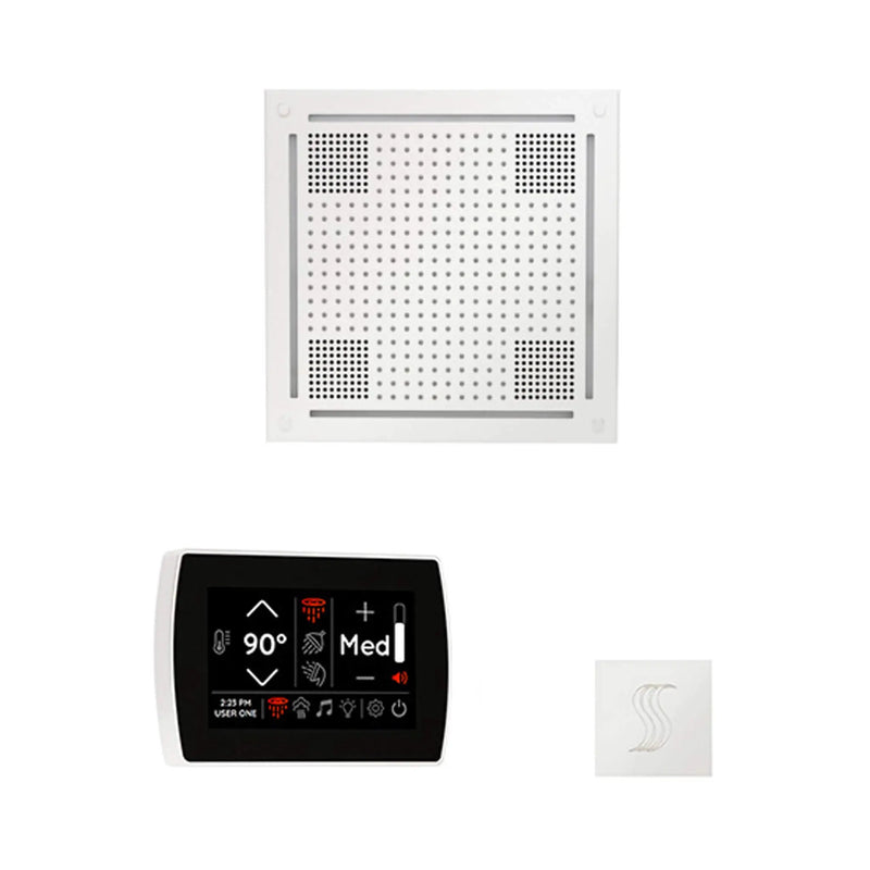 ThermaSol SignaTouch 5-Inch Display Steam Control Package With HydroVive Rainhead (SAK12821) by SAKSBY WHOLESALE