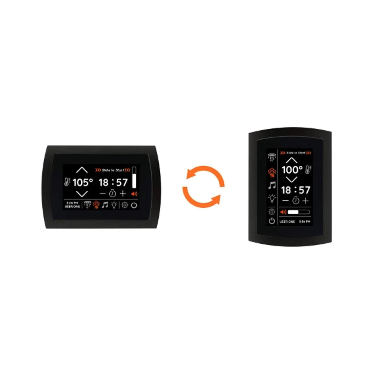 ThermaSol STC & HydroVive Total Wellness Package With Digital Shower Valve [TWPH] (SAK43412) by SAKSBY WHOLESALE
