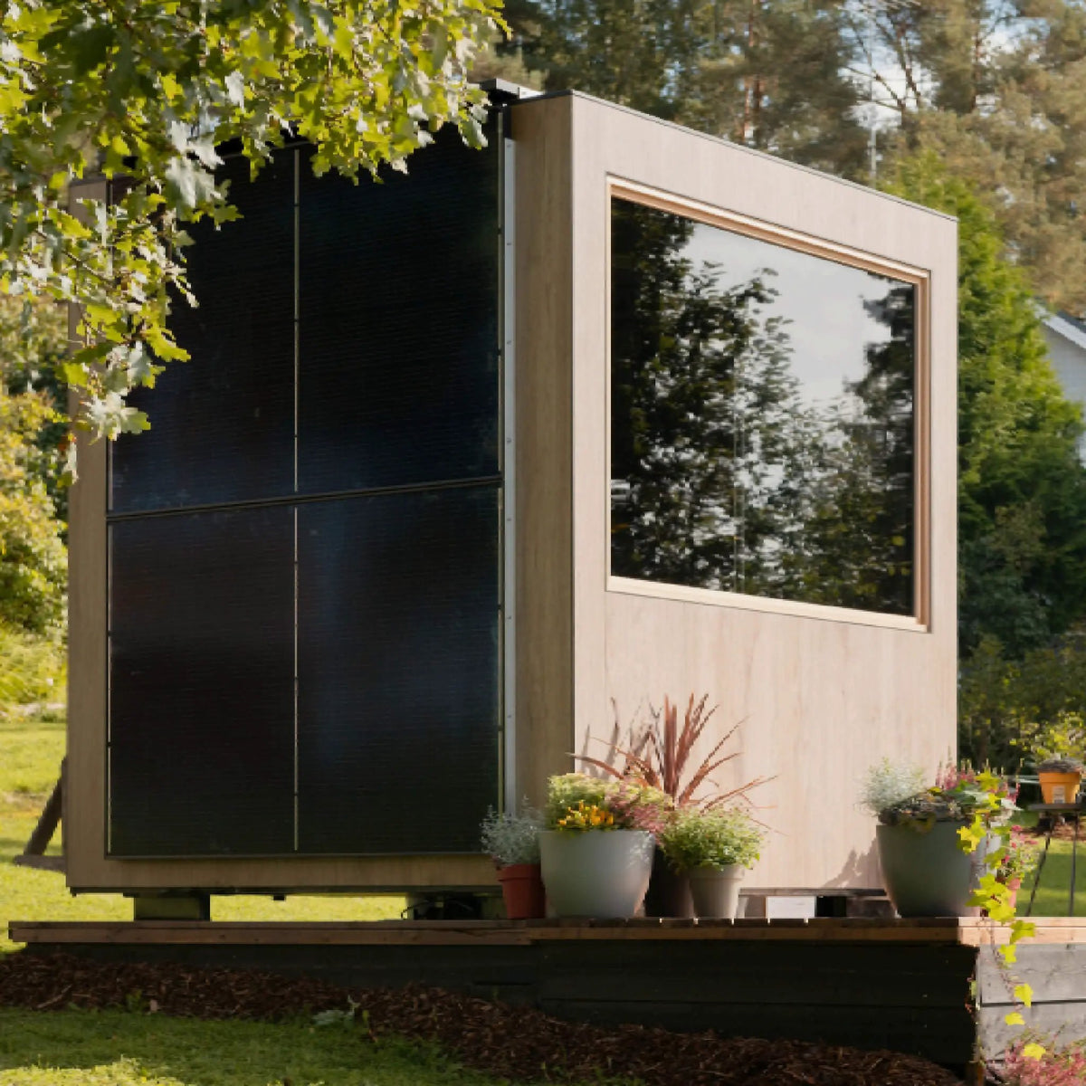ThermaSol Solaris Fully-Assembled Outdoor Sauna Cabin [Made-To-Order] [14-KIR-4560/61] (SAK27532) by SAKSBY WHOLESALE
