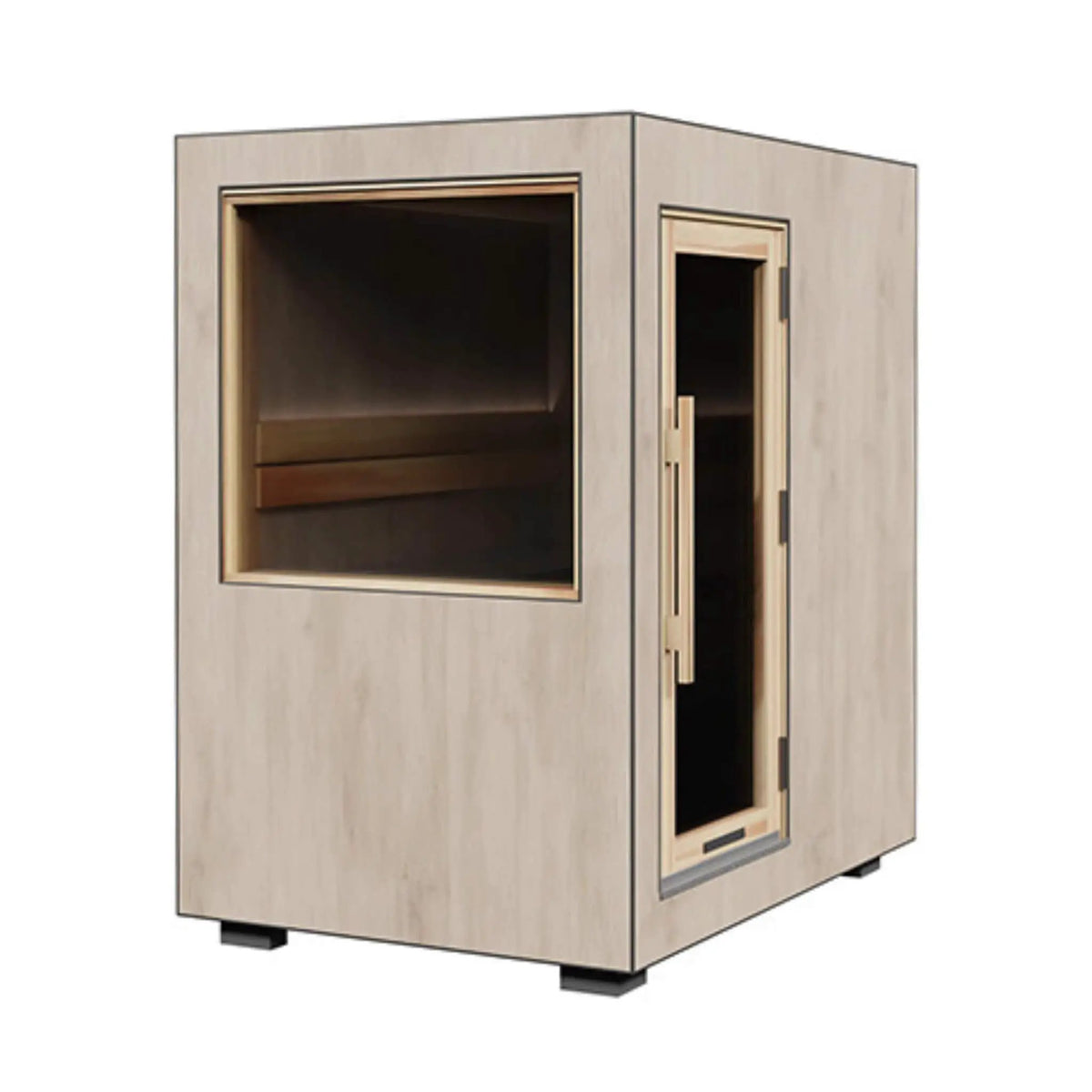 ThermaSol Solaris Fully-Assembled Outdoor Sauna Cabin [Made-To-Order] [14-KIR-4560/61] (SAK27532) by SAKSBY WHOLESALE