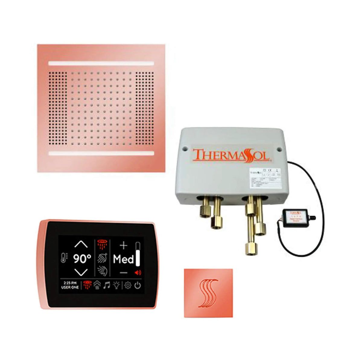 ThermaSol STC & HydroVive Total Wellness Package With Digital Shower Valve [TWPH] (SAK43412) by SAKSBY WHOLESALE