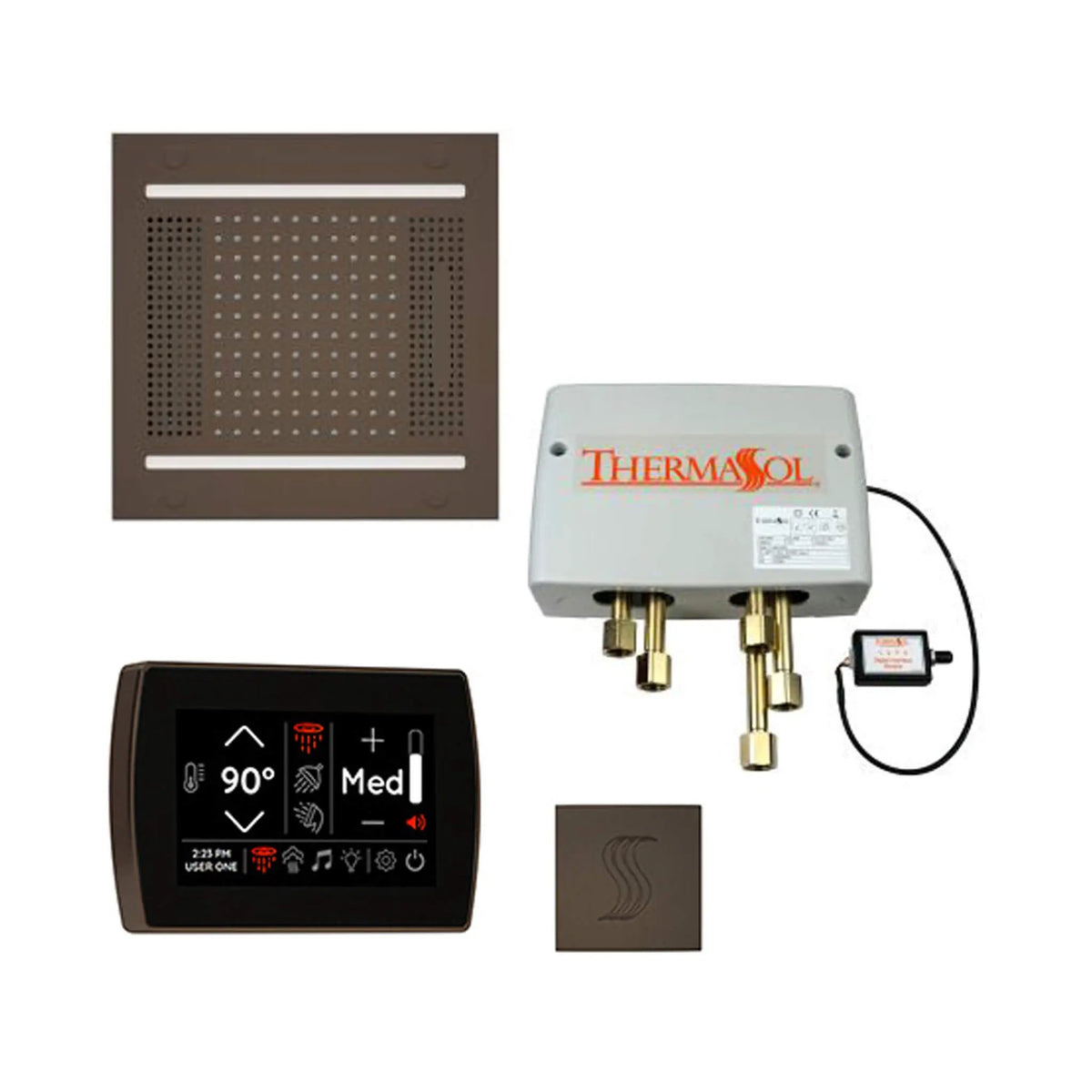 ThermaSol STC & HydroVive Total Wellness Package With Digital Shower Valve [TWPH] (SAK43412) by SAKSBY WHOLESALE