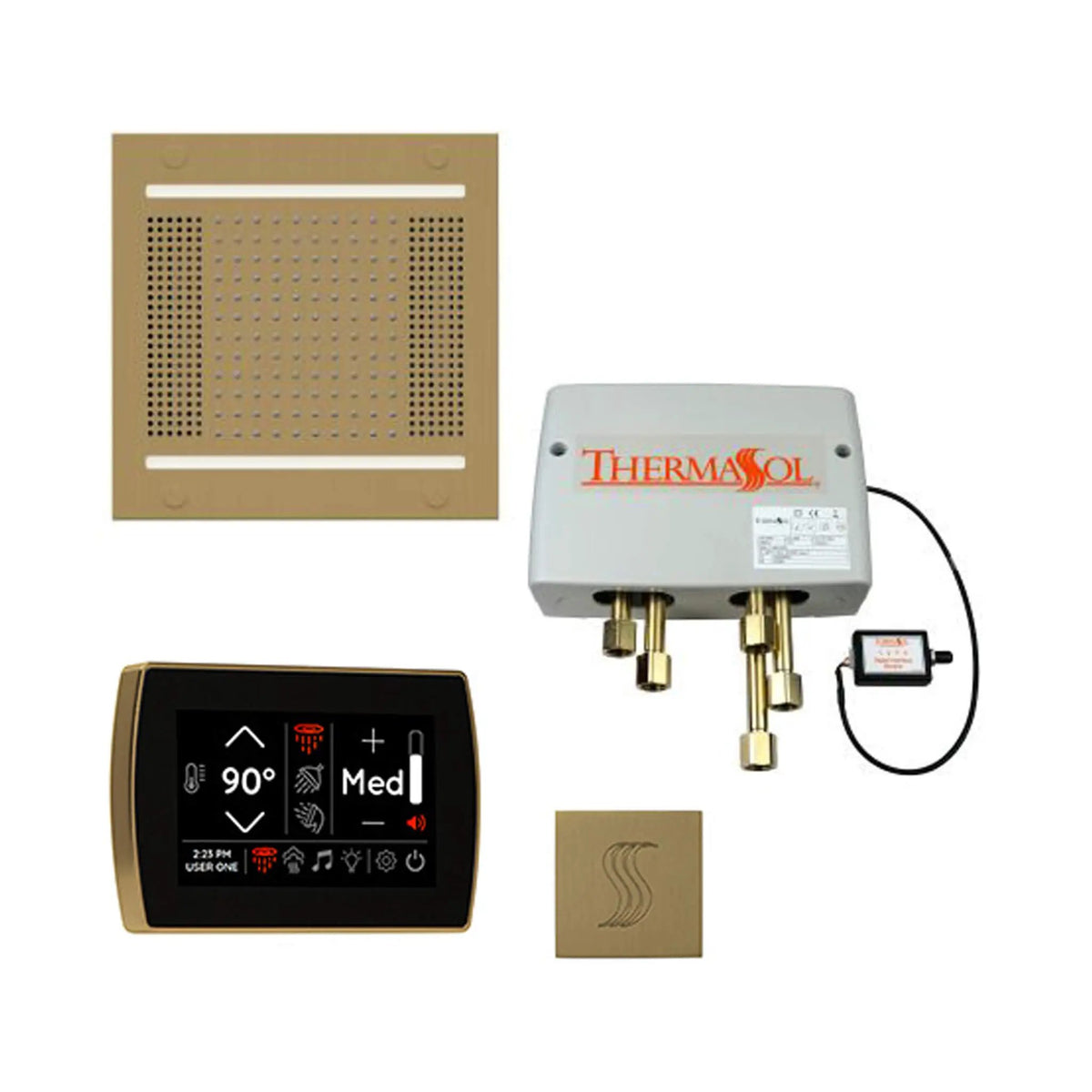 ThermaSol STC & HydroVive Total Wellness Package With Digital Shower Valve [TWPH] (SAK43412) by SAKSBY WHOLESALE
