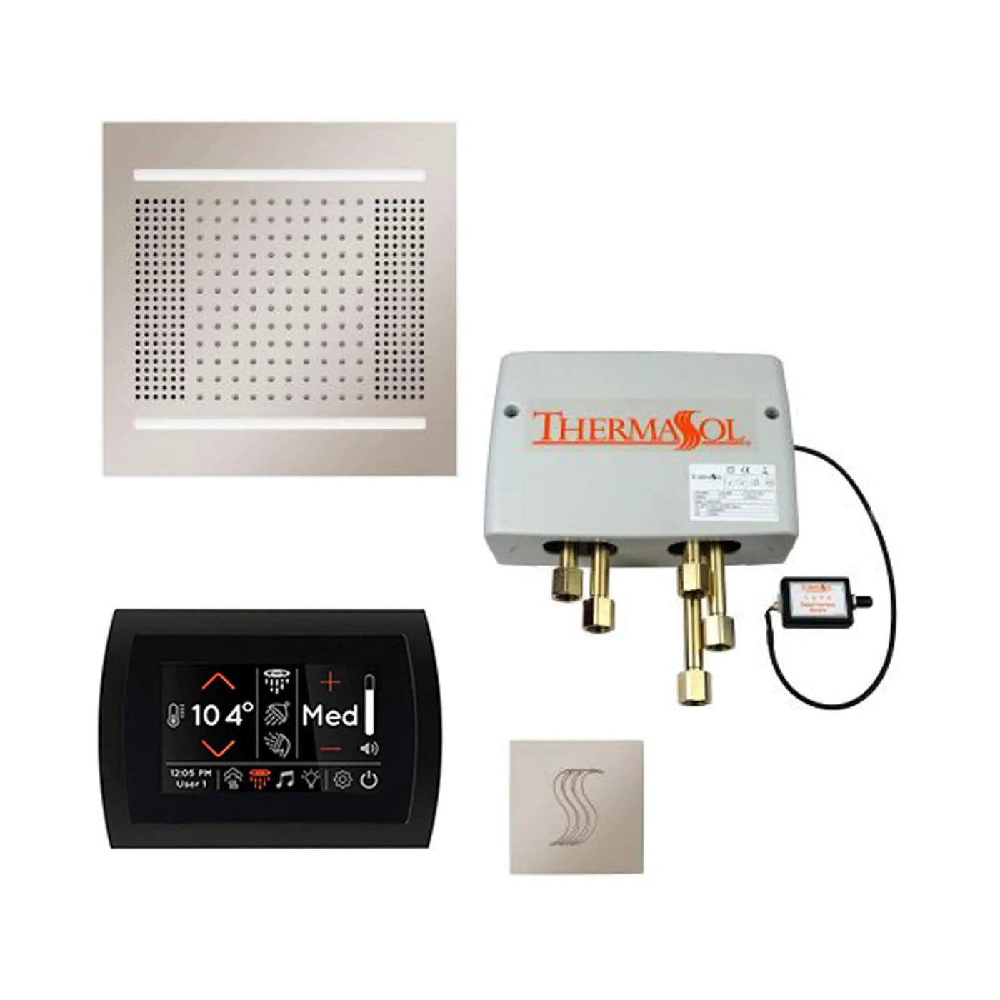 ThermaSol STC & HydroVive Total Wellness Package With Digital Shower Valve [TWPH] (SAK43412) by SAKSBY WHOLESALE