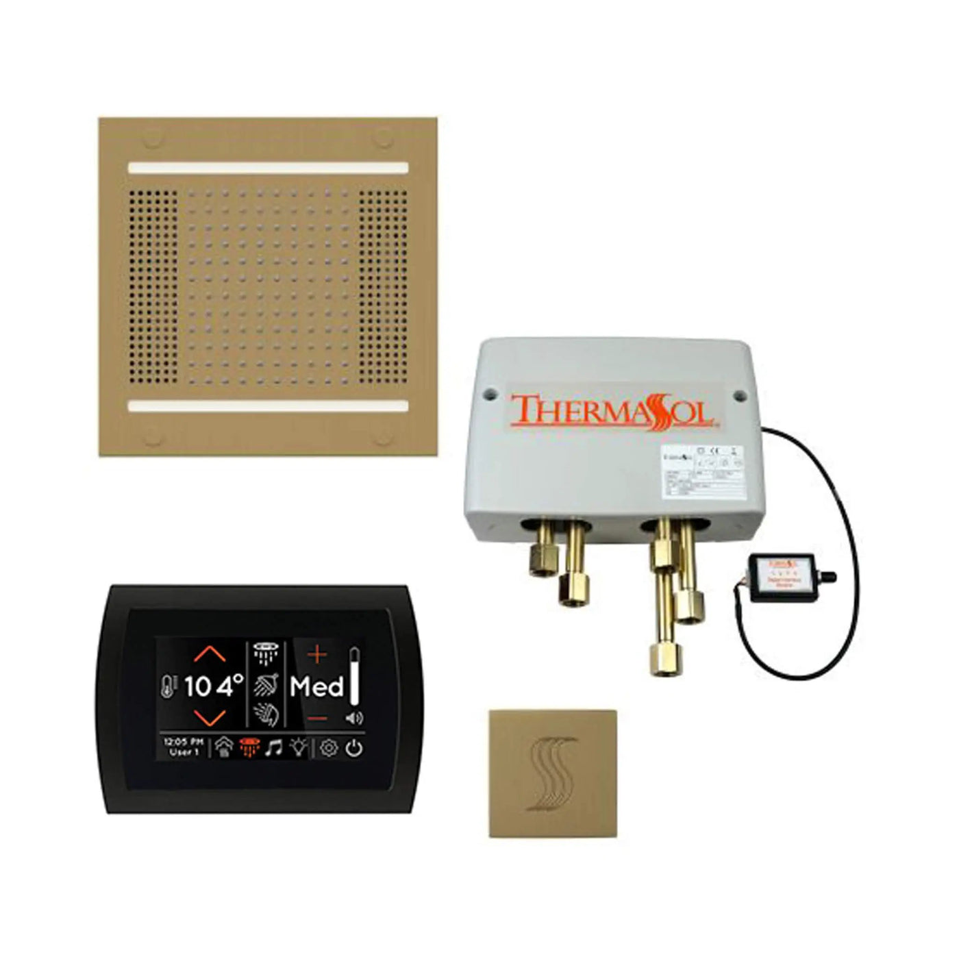 ThermaSol STC & HydroVive Total Wellness Package With Digital Shower Valve [TWPH] (SAK43412) by SAKSBY WHOLESALE