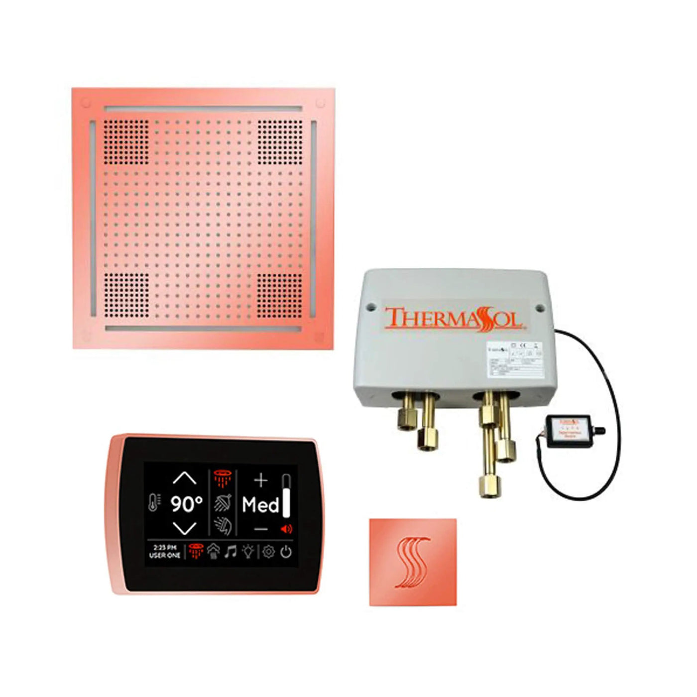 ThermaSol STC & HydroVive Total Wellness Package With Digital Shower Valve [TWPH] (SAK43412) by SAKSBY WHOLESALE