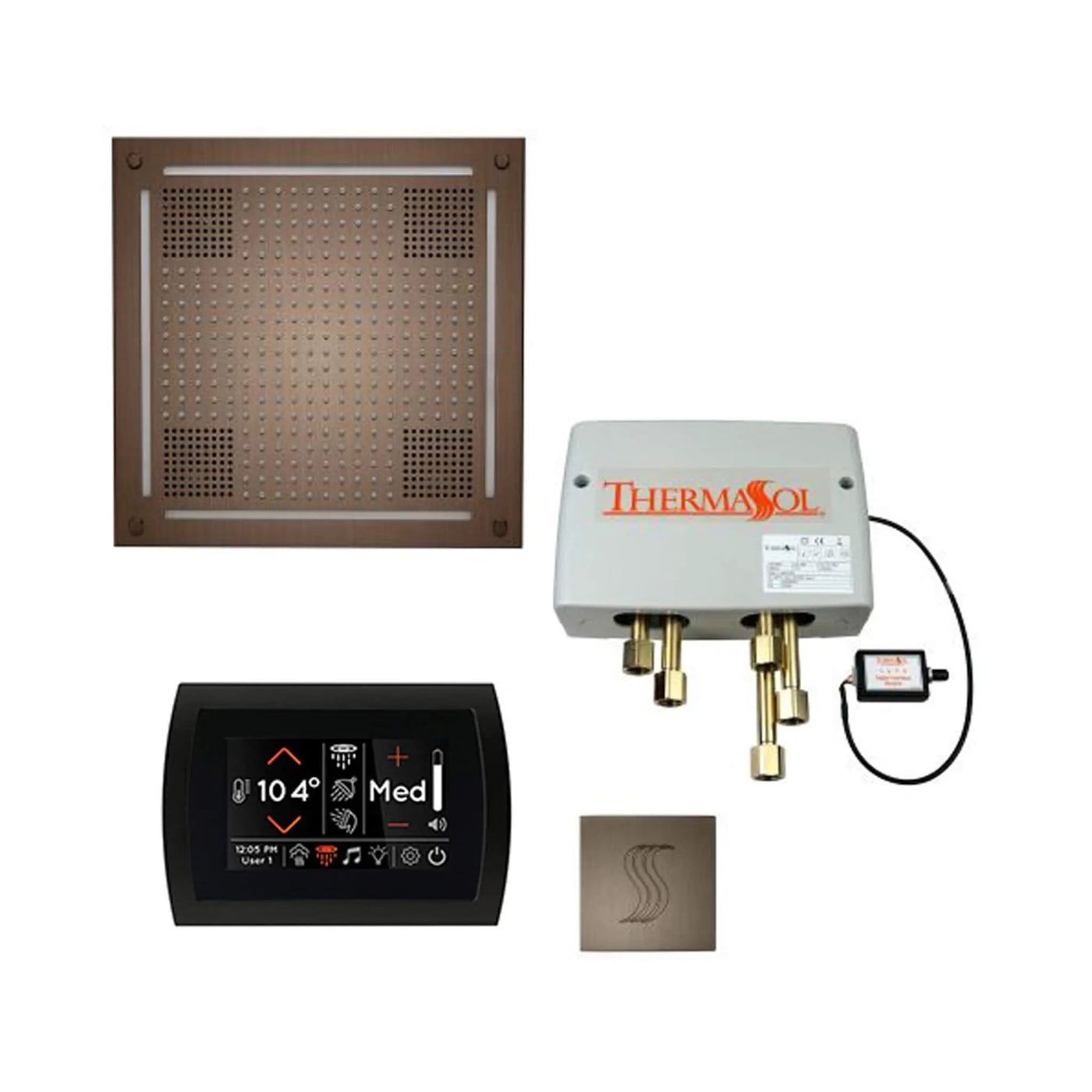ThermaSol STC & HydroVive Total Wellness Package With Digital Shower Valve [TWPH] (SAK43412) by SAKSBY WHOLESALE