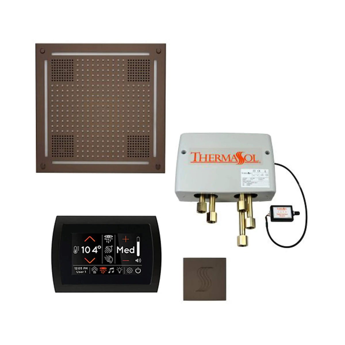 ThermaSol STC & HydroVive Total Wellness Package With Digital Shower Valve [TWPH] (SAK43412) by SAKSBY WHOLESALE