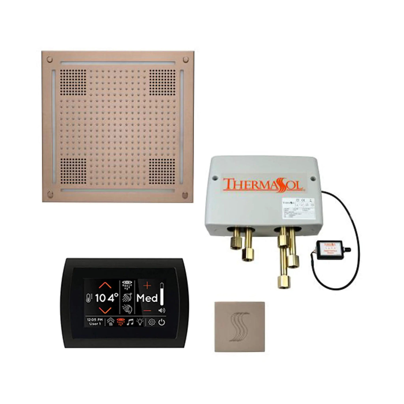 ThermaSol STC & HydroVive Total Wellness Package With Digital Shower Valve [TWPH] (SAK43412) by SAKSBY WHOLESALE
