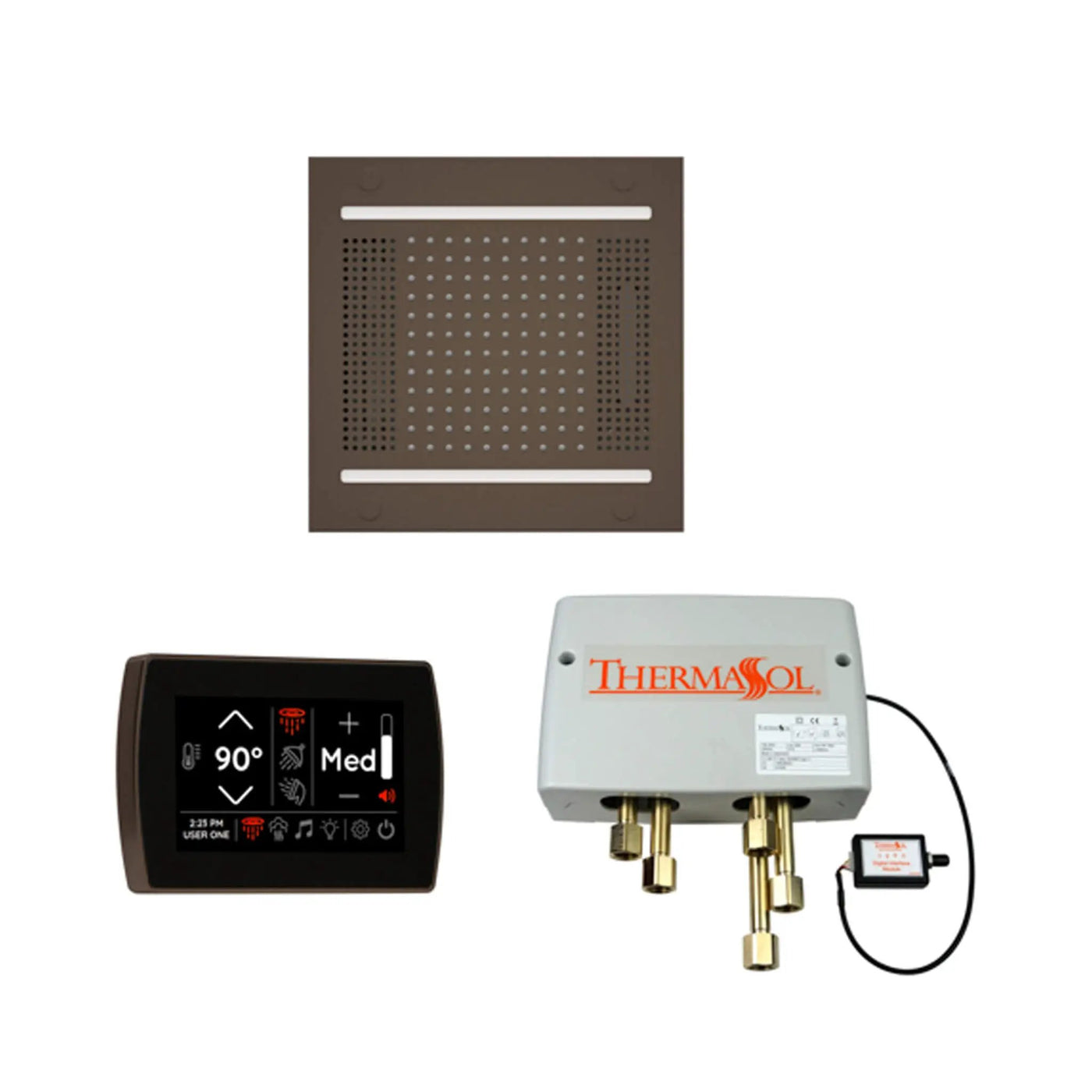 ThermaSol STC & HydroVive Wellness Shower Package With Digital Shower Valve (SAK40716) by SAKSBY WHOLESALE