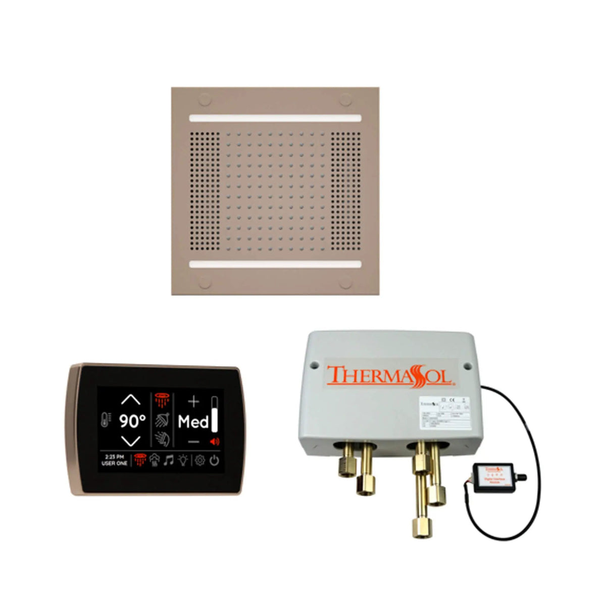 ThermaSol STC & HydroVive Wellness Shower Package With Digital Shower Valve (SAK40716) by SAKSBY WHOLESALE