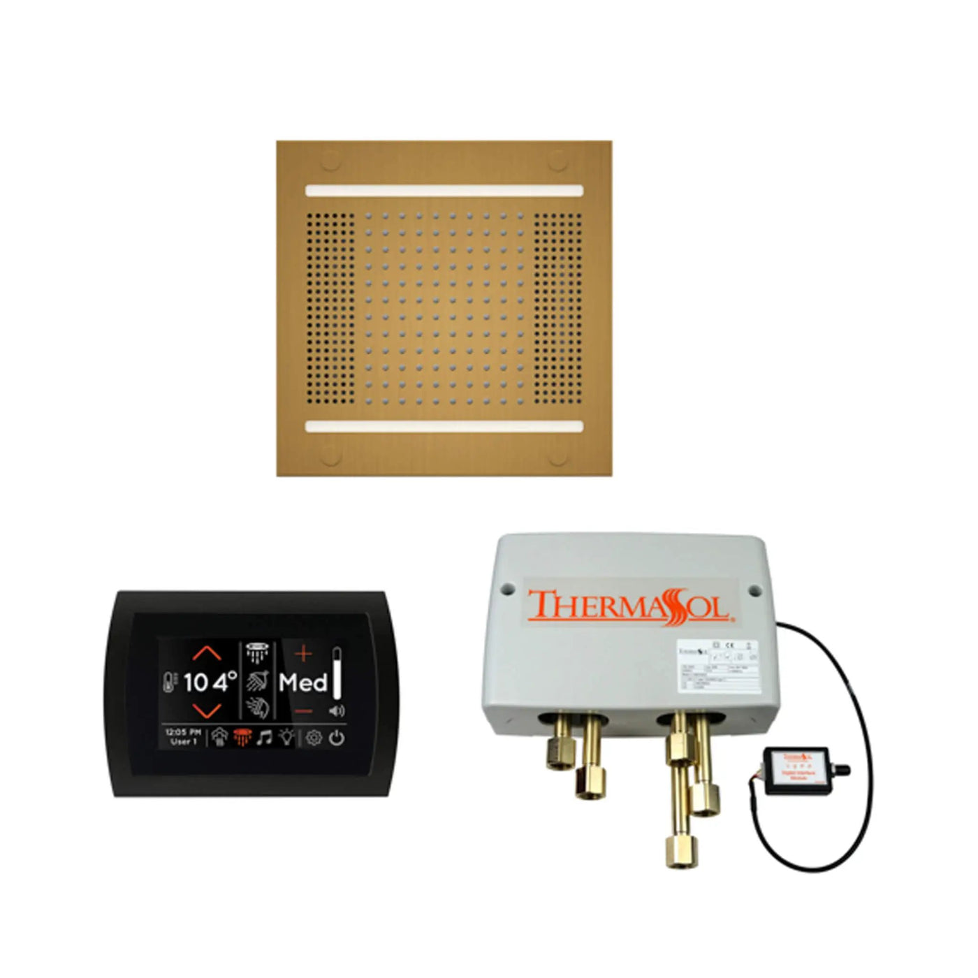 ThermaSol STC & HydroVive Wellness Shower Package With Digital Shower Valve (SAK40716) by SAKSBY WHOLESALE
